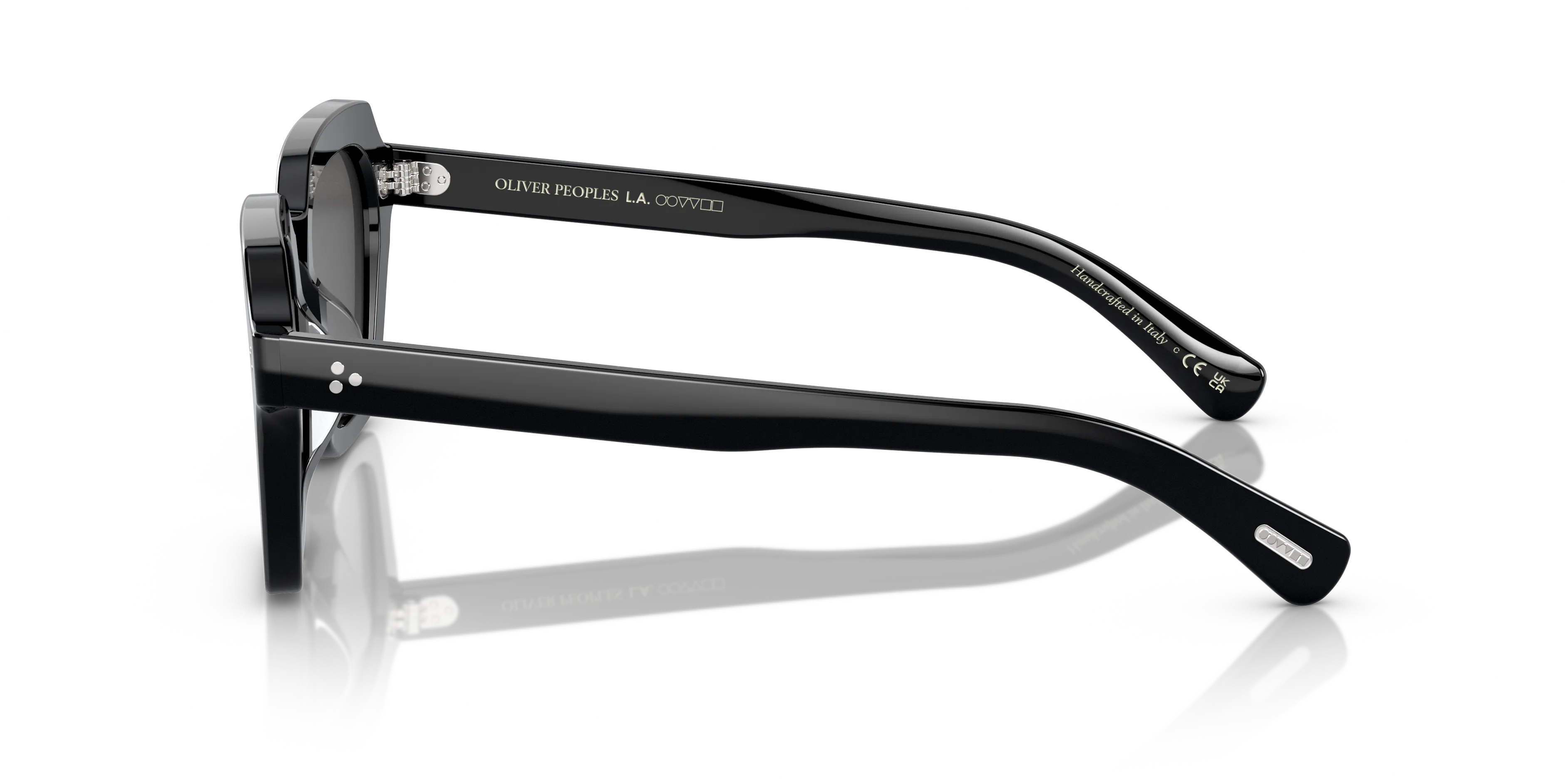 Oliver Peoples OV5526SU KIENNA 100587 Occhiali da sole Acetato Nero Grigio Pillow Normale - immagine 4