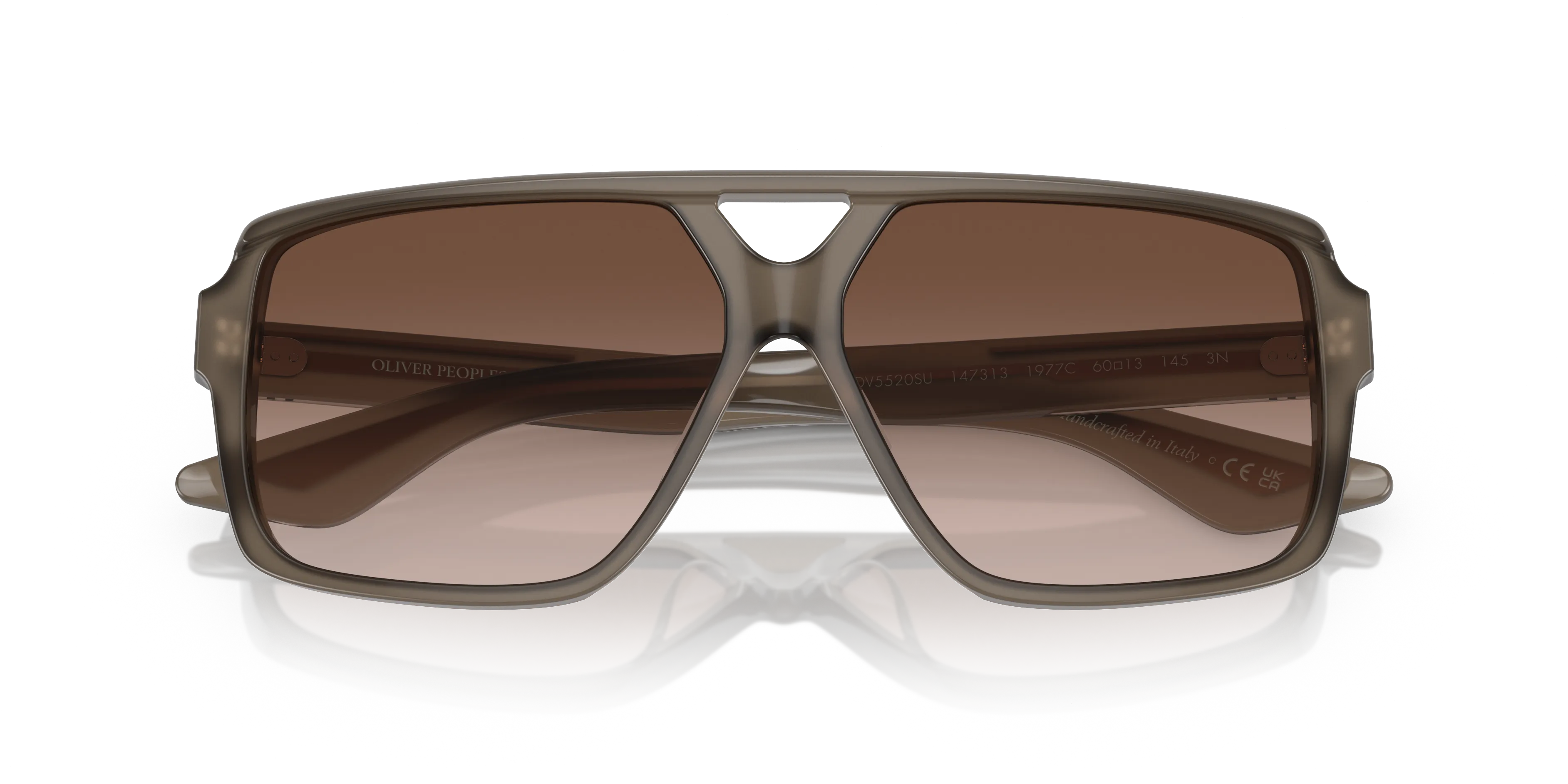 Oliver Peoples OV5520SU 1977C 147313 Occhiali da sole Acetato Marrone Marrone Squadrata Normale - immagine 2