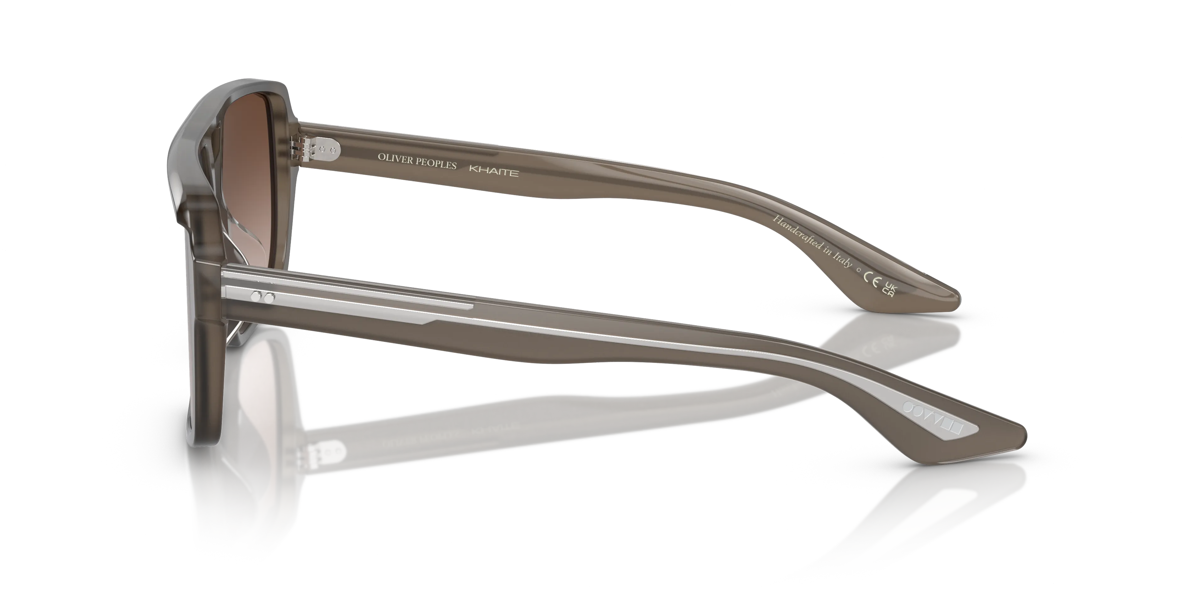 Oliver Peoples OV5520SU 1977C 147313 Occhiali da sole Acetato Marrone Marrone Squadrata Normale - immagine 4