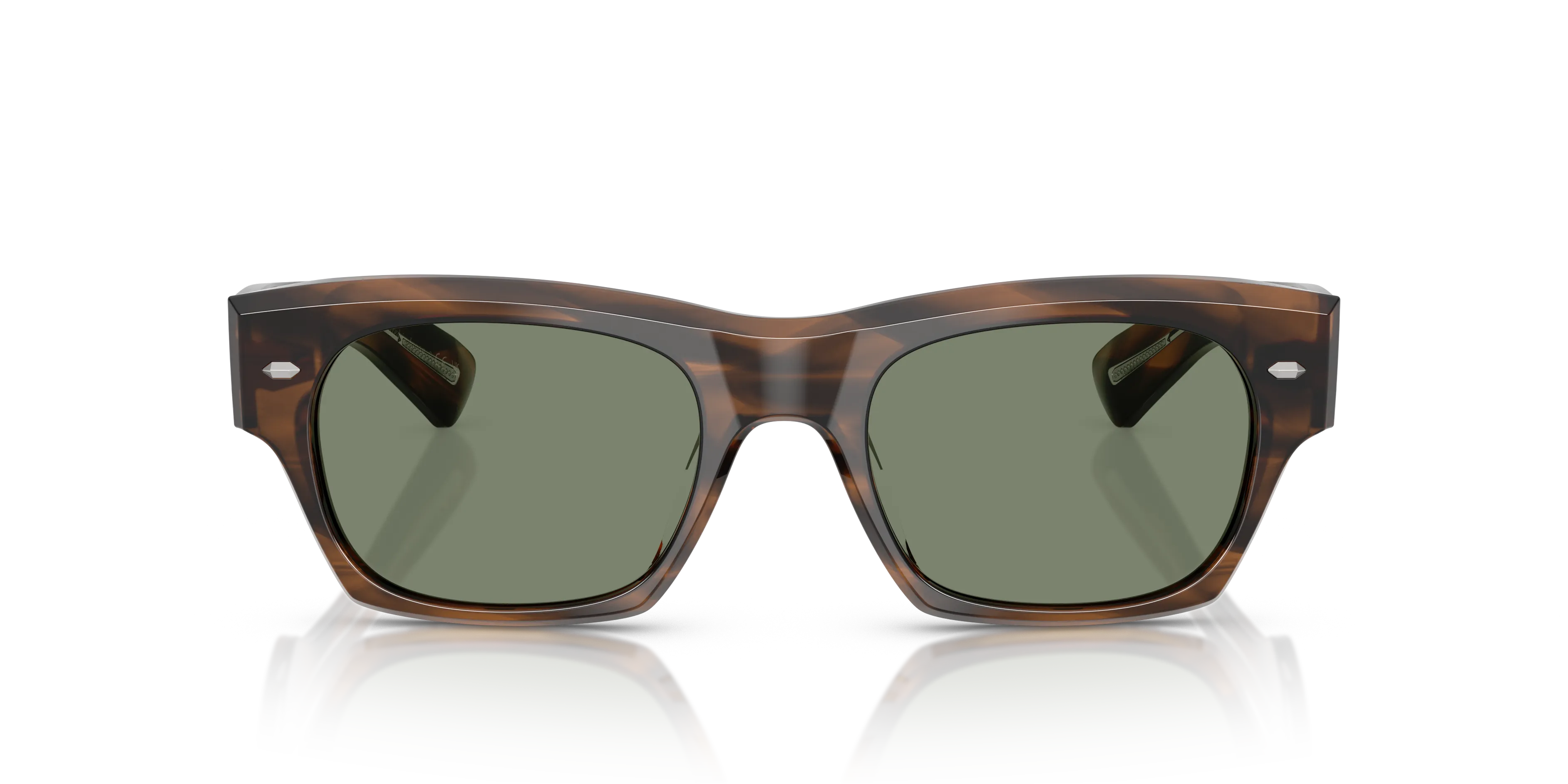 Oliver Peoples OV5514SU KASDAN 179452 Occhiali da sole Acetato Marrone Verde G15 Squadrata Normale - immagine 3