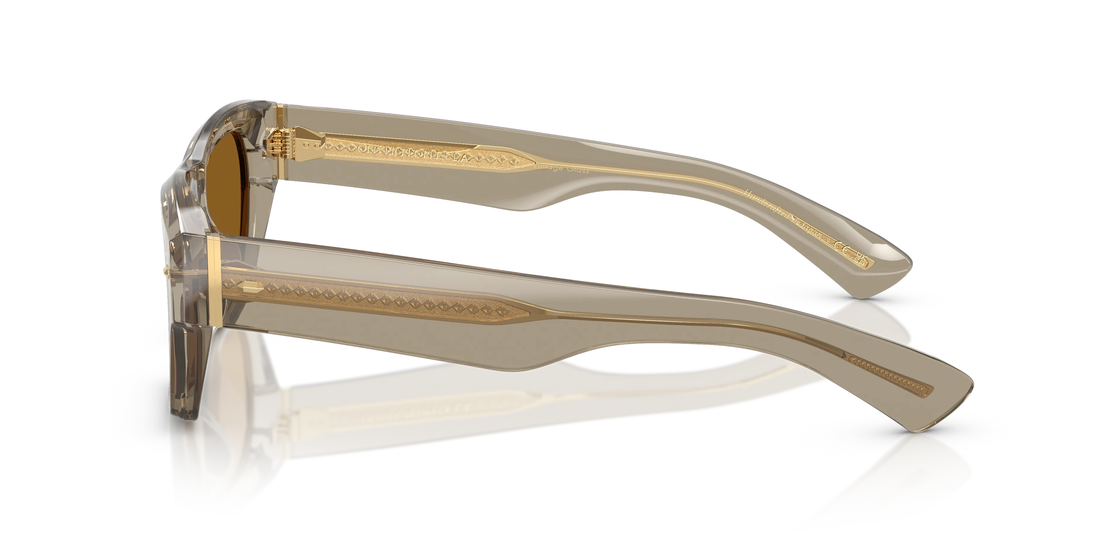 Oliver Peoples OV5514SU KASDAN 174553 Occhiali da sole Acetato Verde Marrone Squadrata Normale - immagine 4