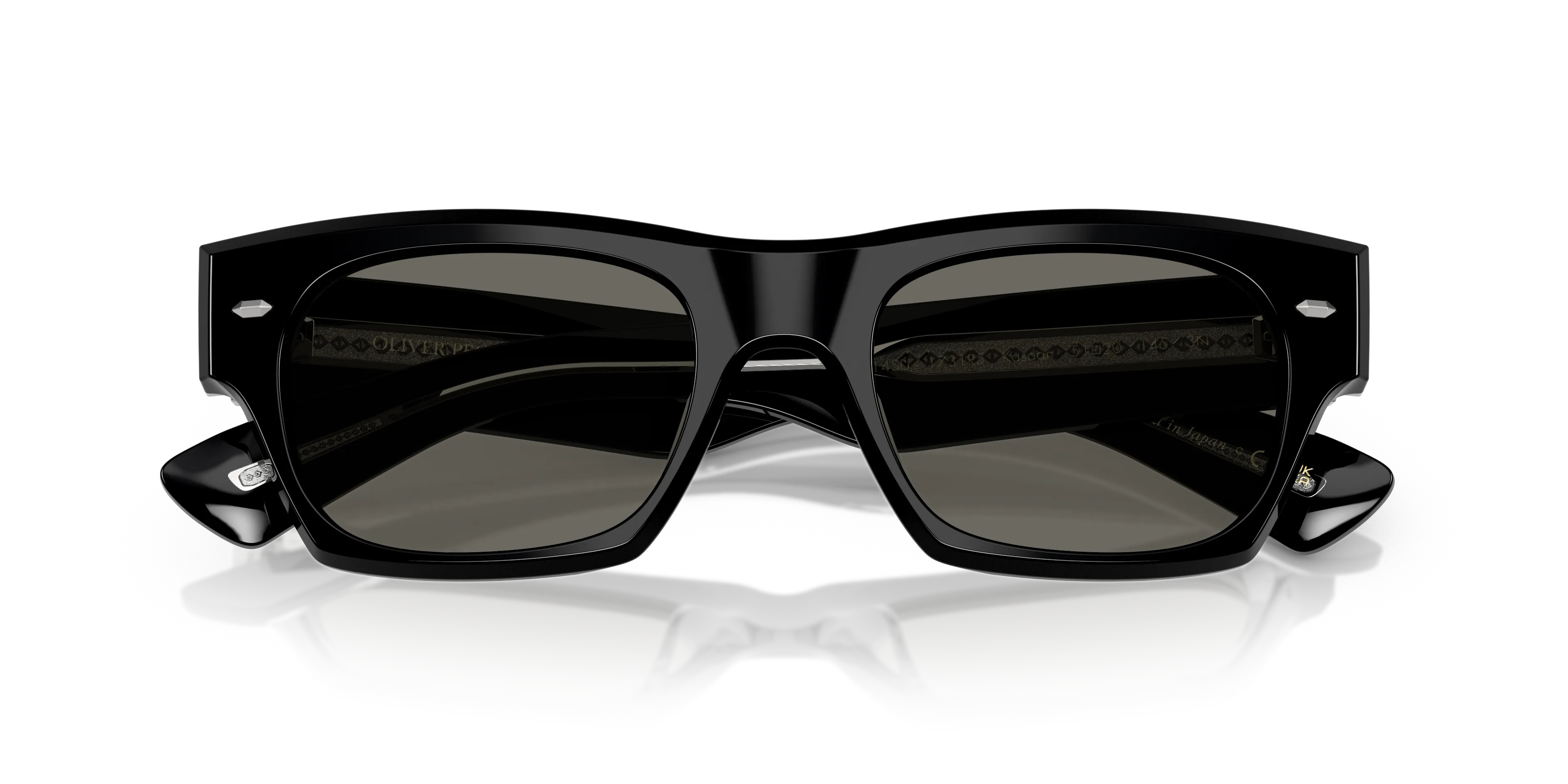 Oliver Peoples OV5514SU KASDAN 1731R5 Occhiali da sole Acetato Nero Grigio Squadrata Normale - immagine 2
