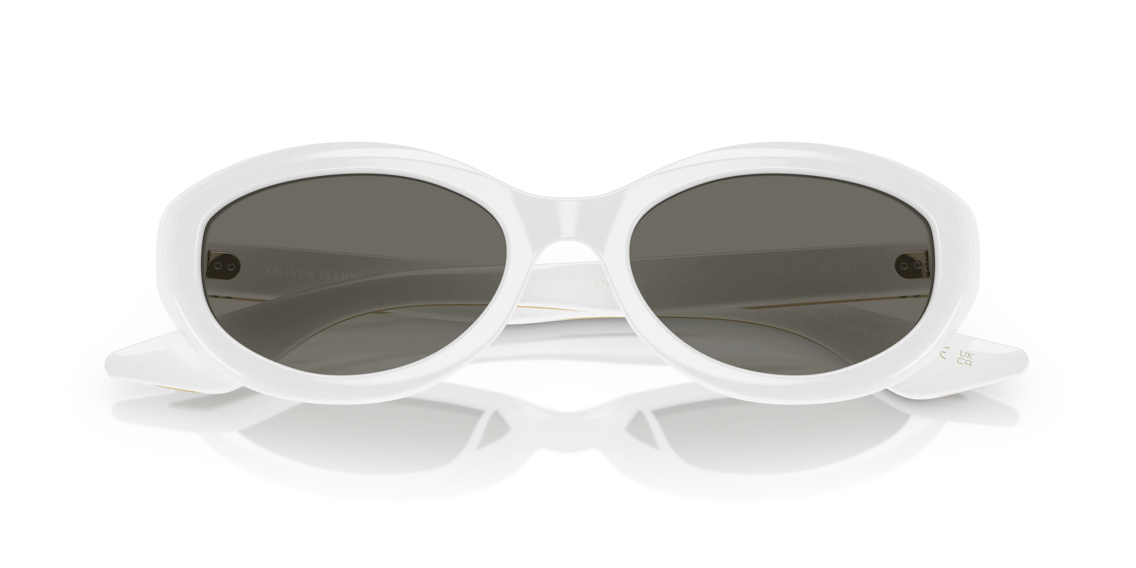 Oliver Peoples OV5513SU 1969C 1760R5 Occhiali da sole Acetato Bianco Grigio Squadrata Normale - immagine 2