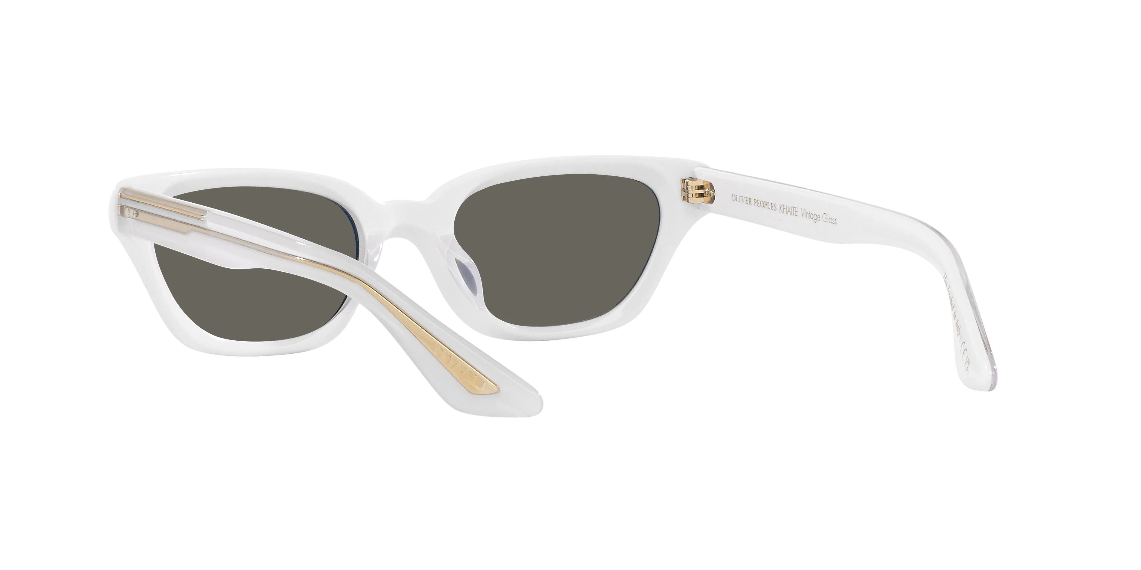 Oliver Peoples OV5512SU 1983C 1760R5 Occhiali da sole Acetato Bianco Grigio Cat Eye Normale - immagine 4