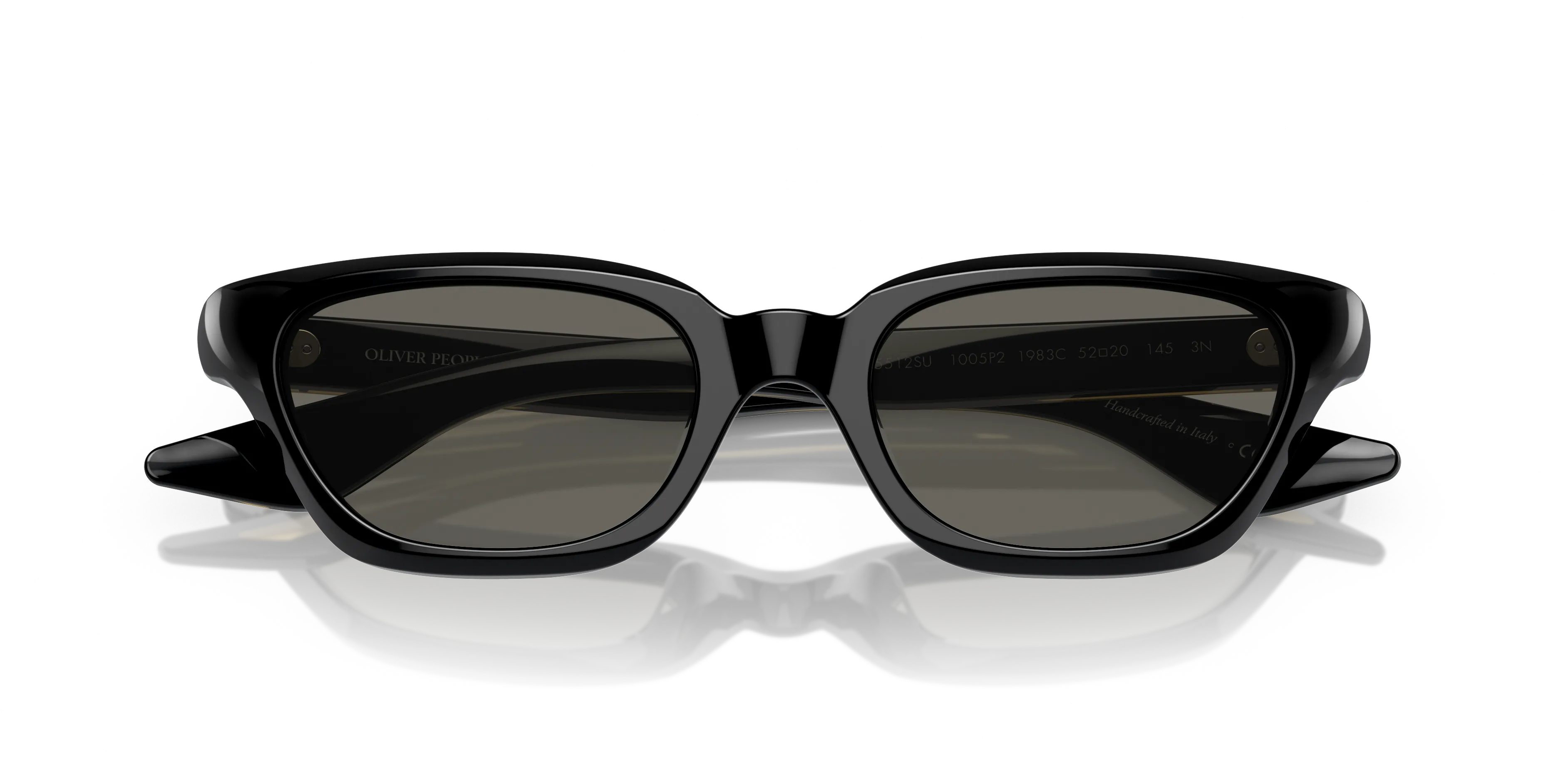 Oliver Peoples OV5512SU 1983C 1005P2 Occhiali da sole Acetato Nero Grigio Cat Eye Normale - immagine 2