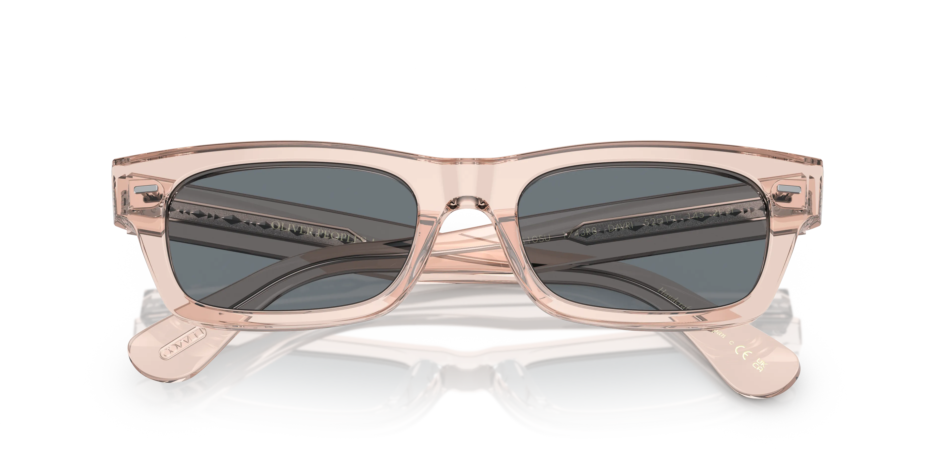 Oliver Peoples OV5510SU BOUDREAU L.A 1743R8 Occhiali da sole Acetato Rosso Grigio Squadrata Fotocromatiche - immagine 2