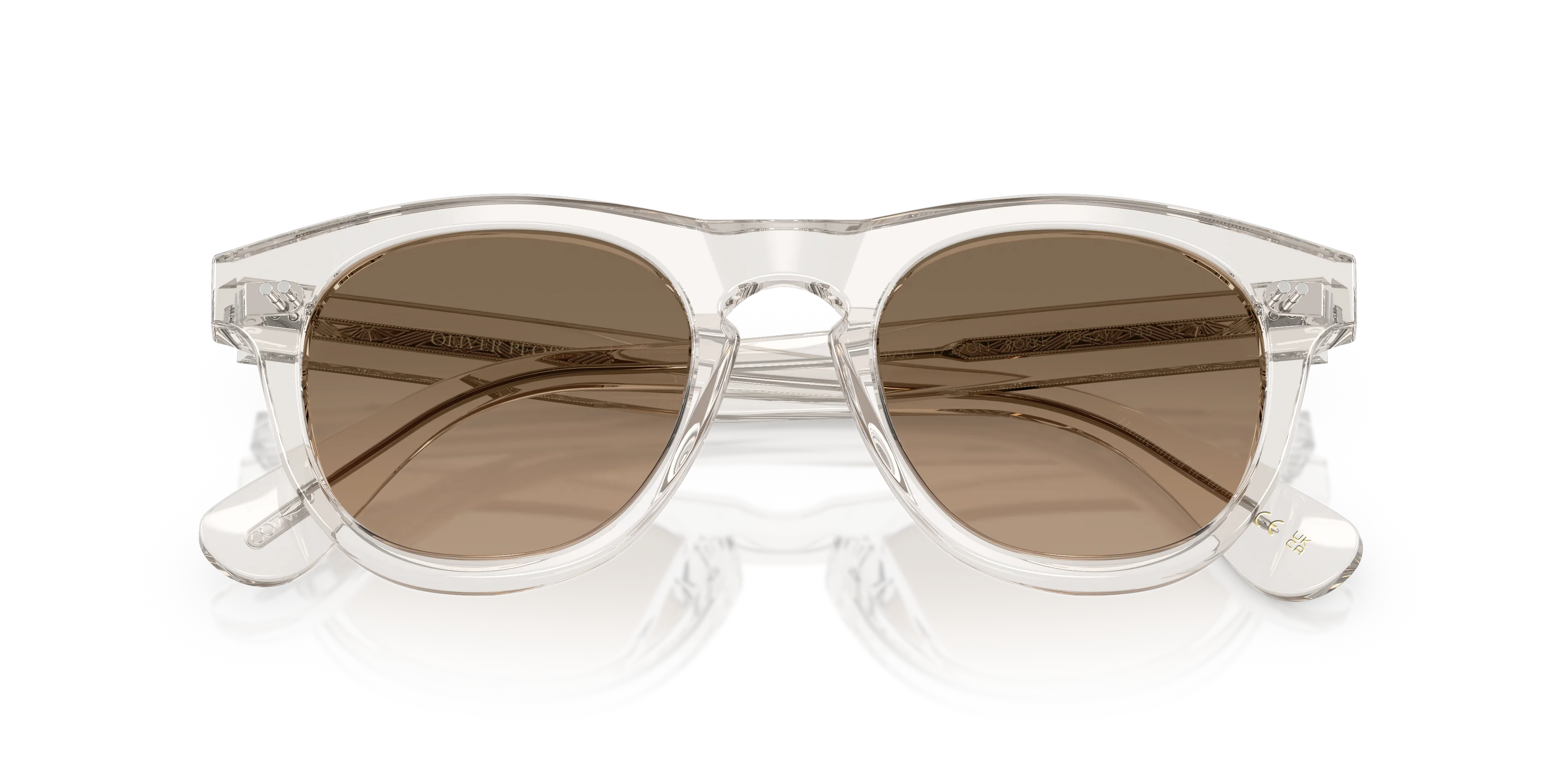 Oliver Peoples OV5509SU RORKE 1757GN Occhiali da sole Acetato Grigio Marrone Pantos Polarizzata - immagine 2