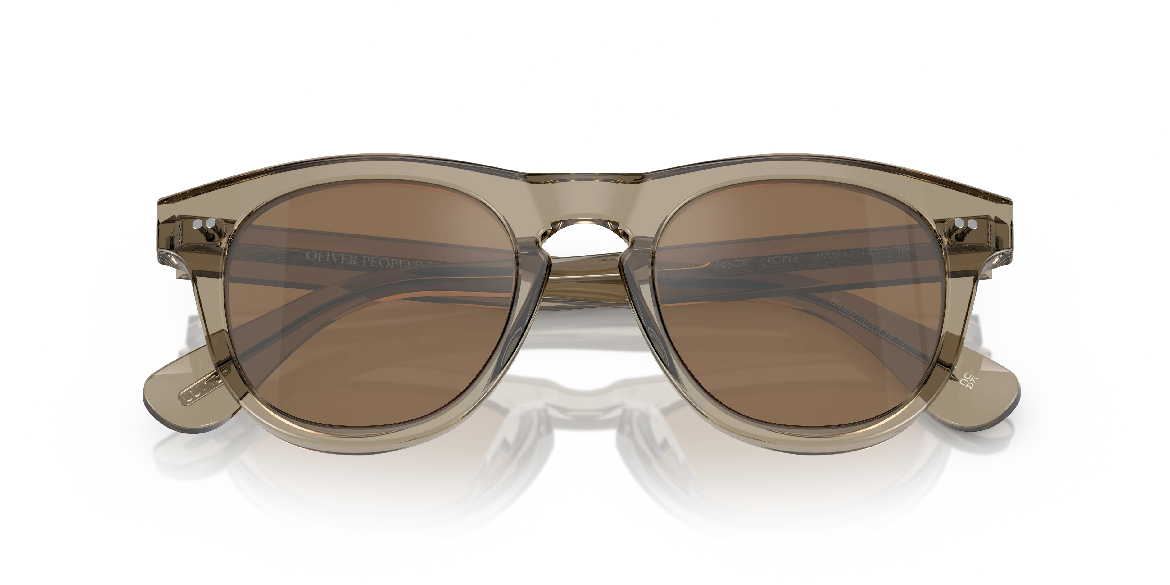 Oliver Peoples OV5509SU RORKE 1745G8 Occhiali da sole Acetato Verde Arancione Pantos Normale - immagine 2