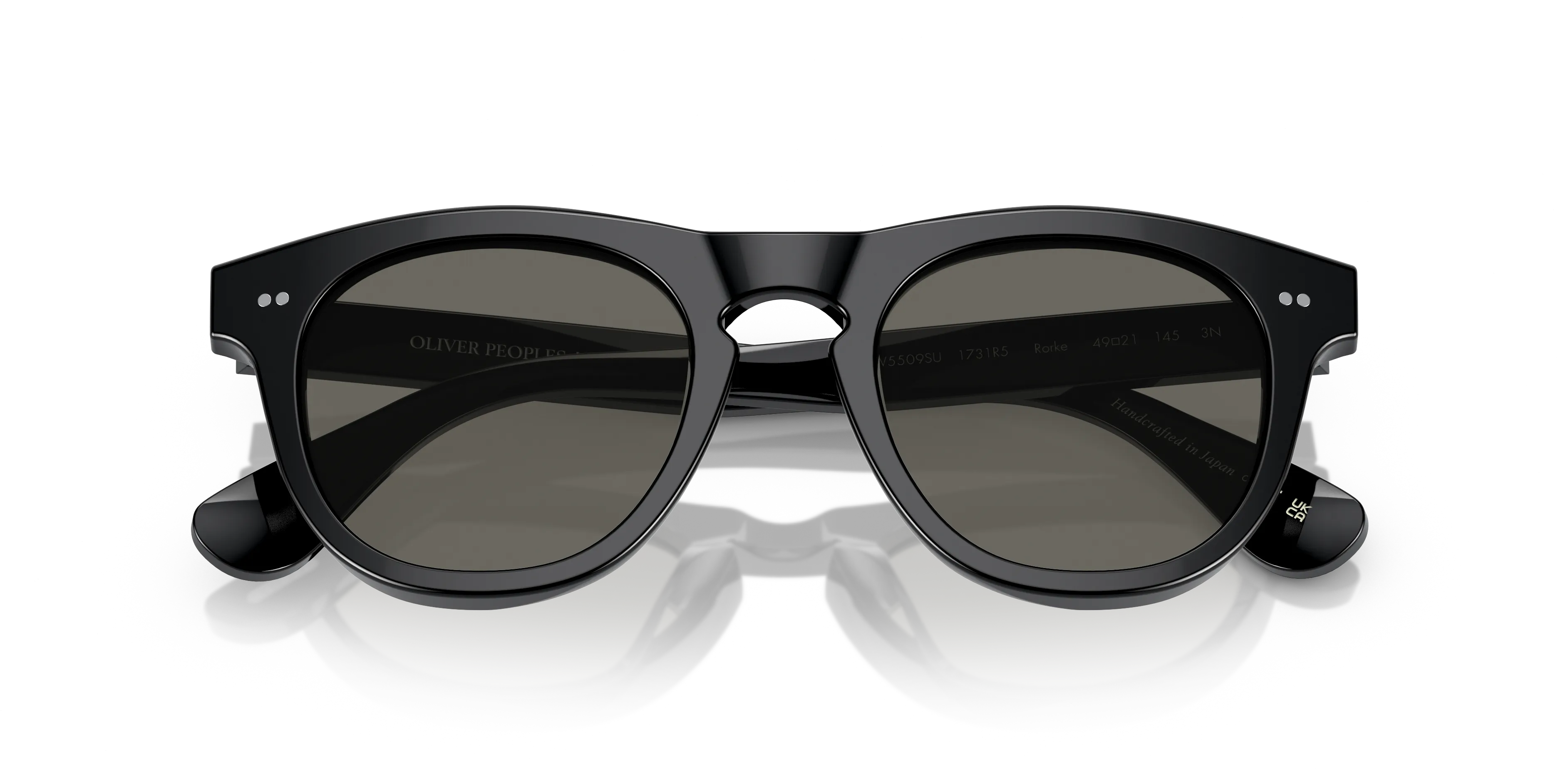 Oliver Peoples OV5509SU RORKE 1731R5 Occhiali da sole Acetato Nero Grigio Pantos Normale - immagine 2