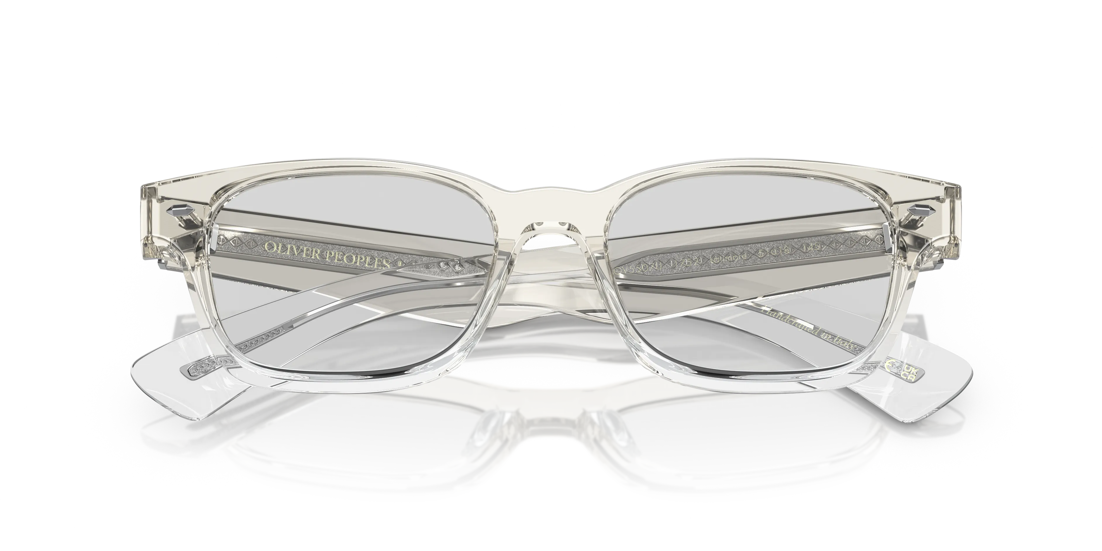 Oliver Peoples OV5507U LATIMORE 1752 Montature da vista Acetato Nero Argento Pillow Normale - immagine 2