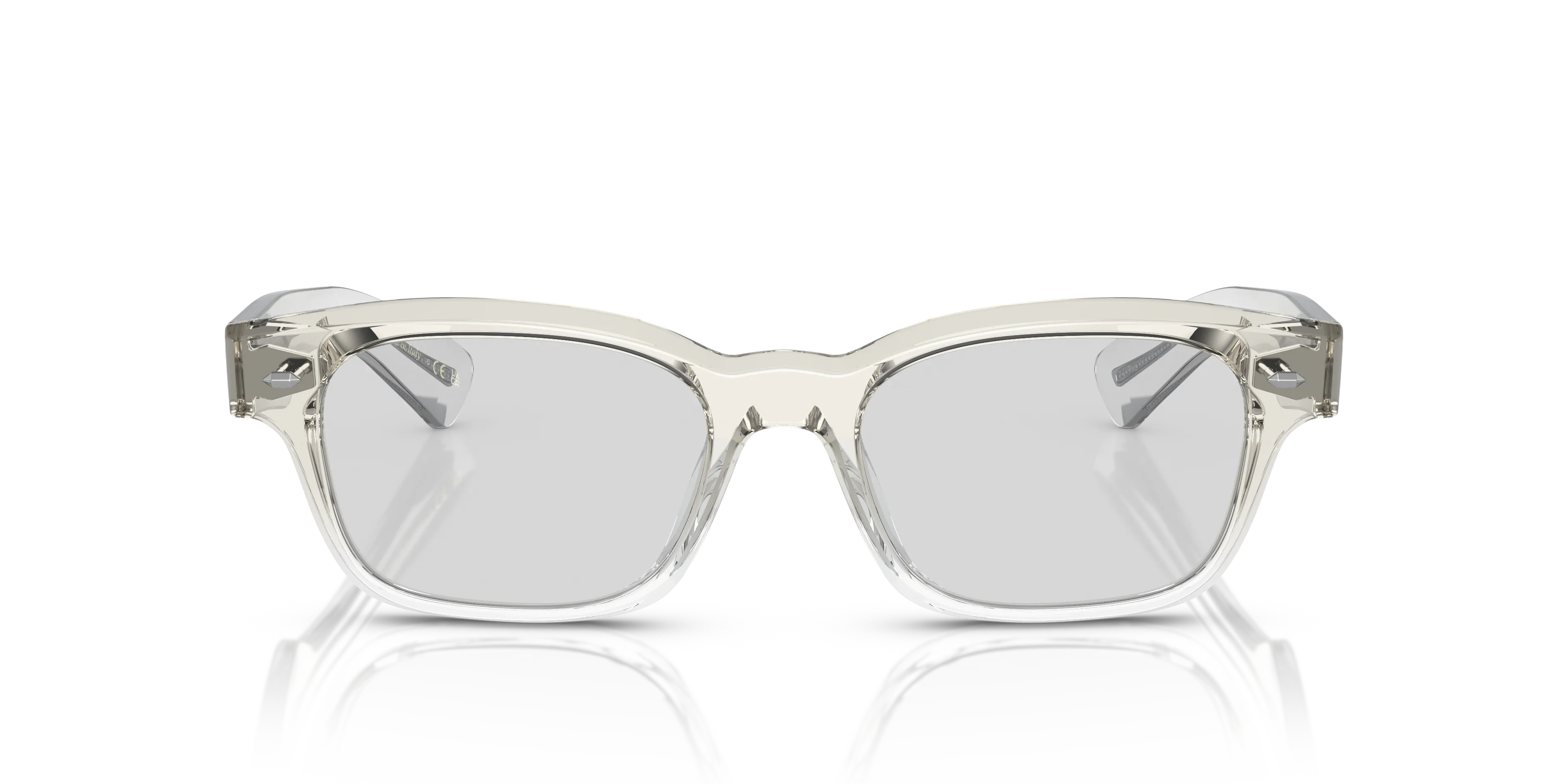 Oliver Peoples OV5507U LATIMORE 1752 Montature da vista Acetato Nero Argento Pillow Normale - immagine 3
