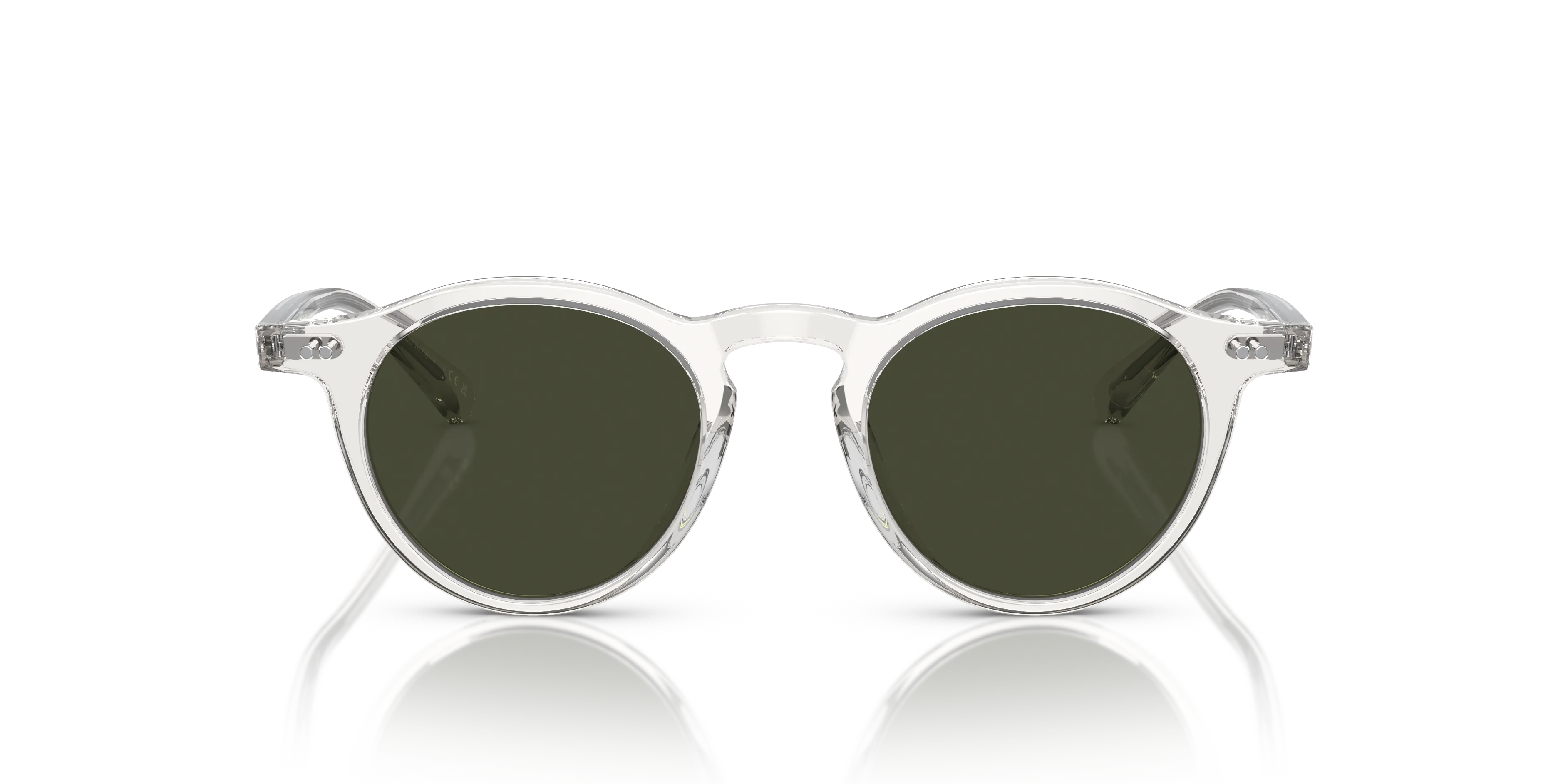 Oliver Peoples OV5504SU OP-13 SUN 1757P1 Occhiali da sole Acetato Grigio Verde G15 Rotonda Polarizzata - immagine 3
