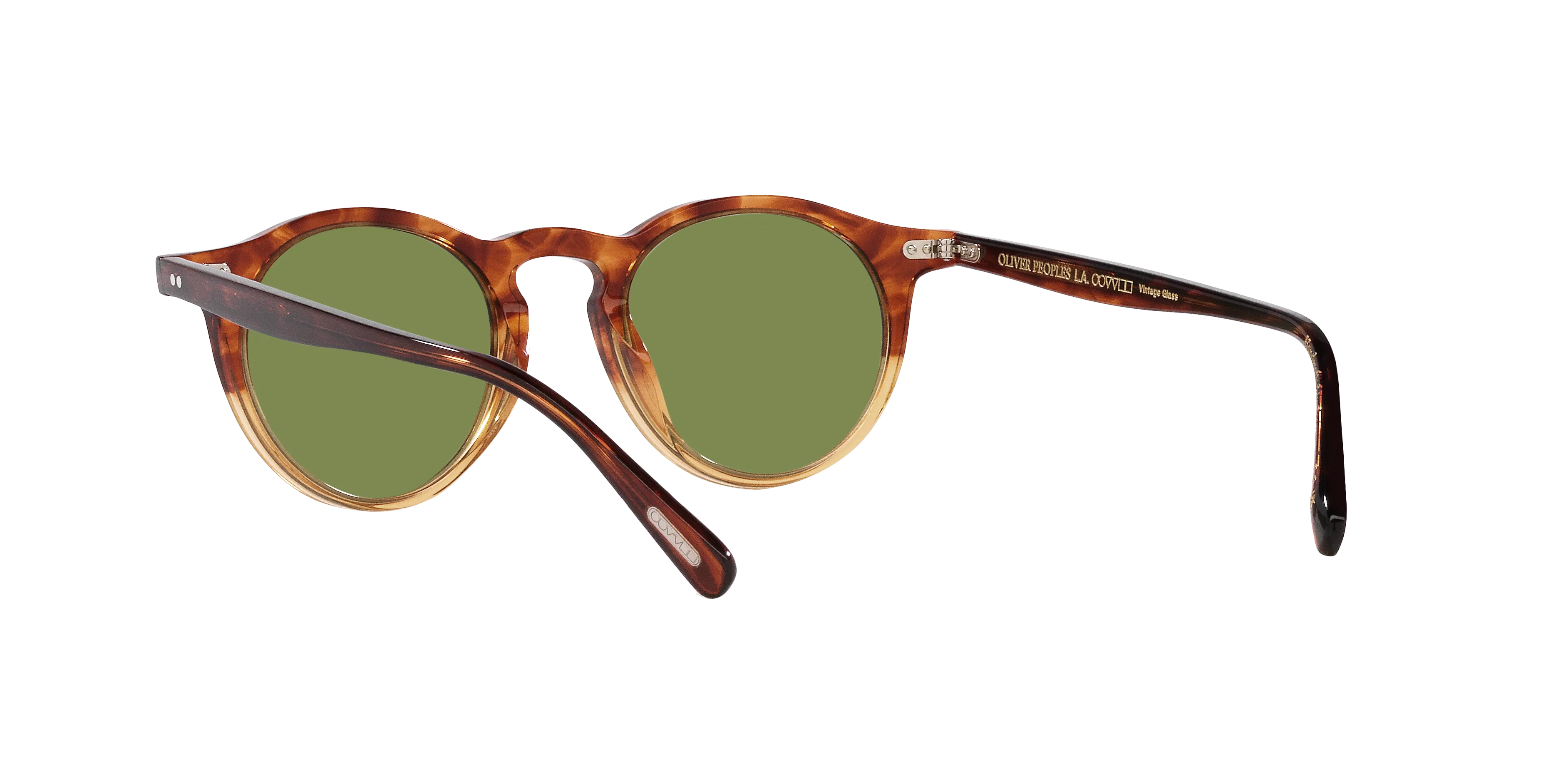 Oliver Peoples OV5504SU OP-13 SUN 175452 Occhiali da sole Acetato Marrone Verde Rotonda Normale - immagine 4