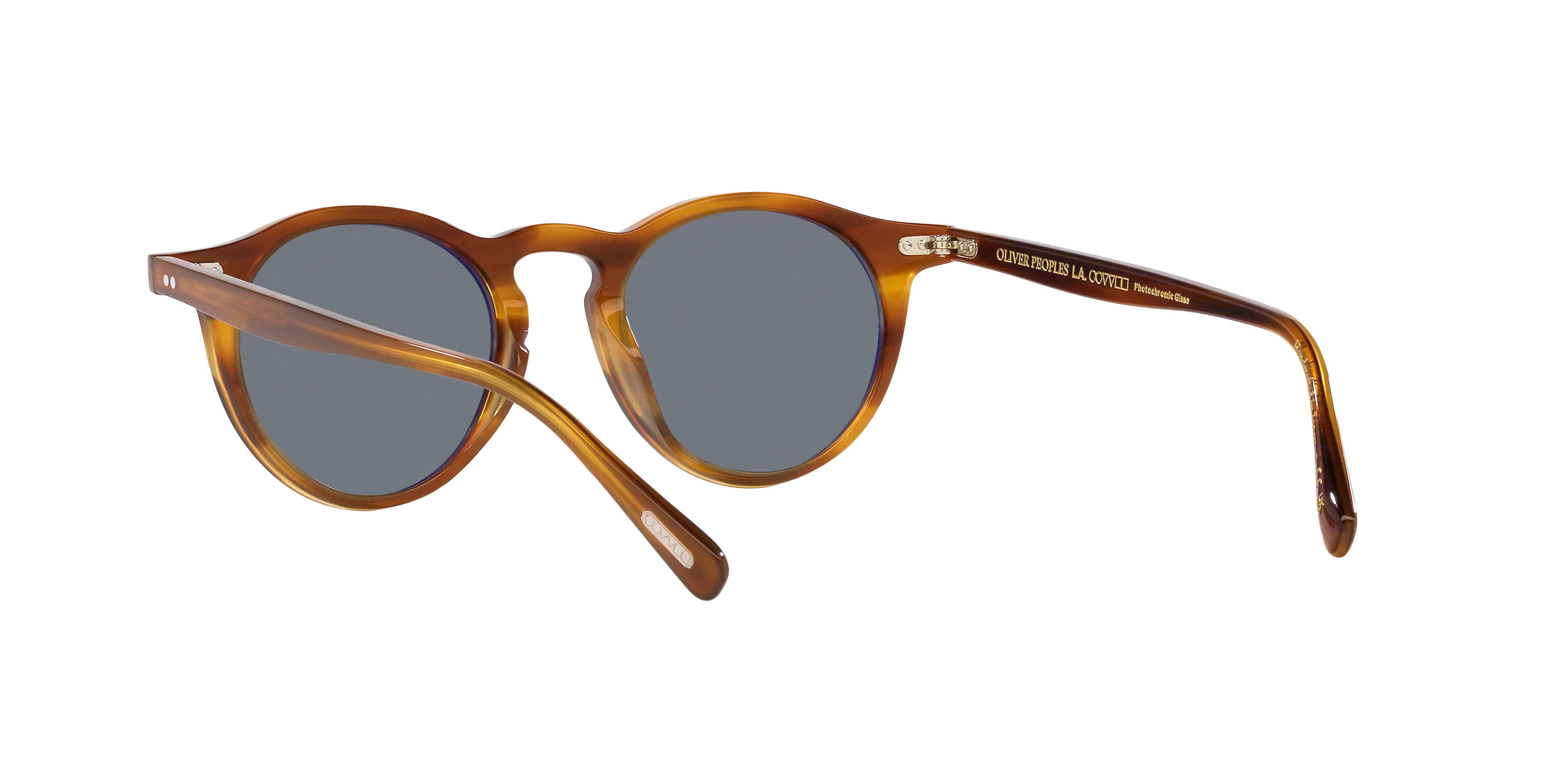 Oliver Peoples OV5504SU OP-13 SUN 1753R8 Occhiali da sole Acetato Verde Grigio Rotonda Fotocromatiche - immagine 4