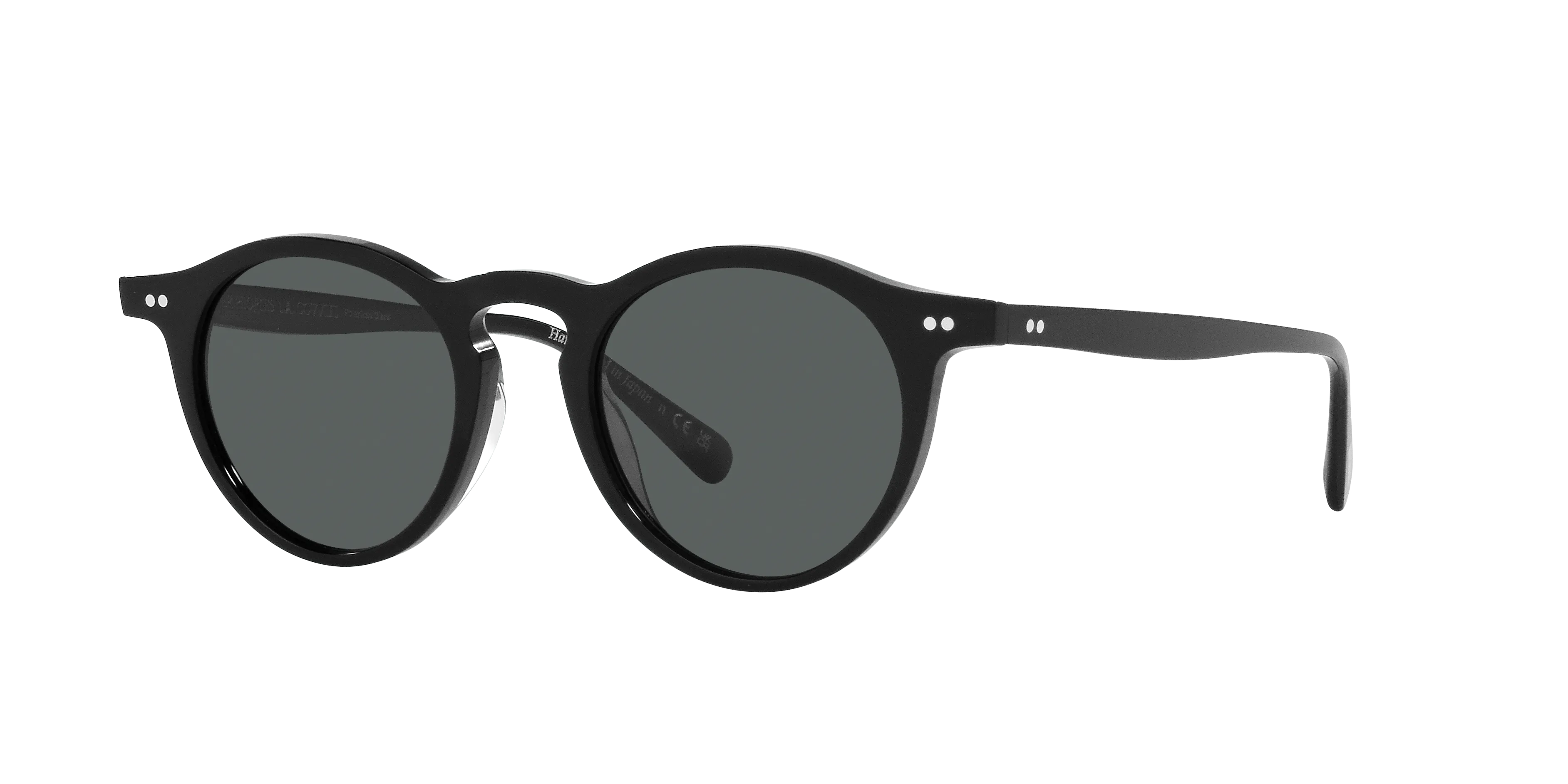 Oliver Peoples OV5504SU OP-13 SUN 1731P2 Occhiali da sole Acetato Nero Grigio Rotonda Polarizzata - immagine 1