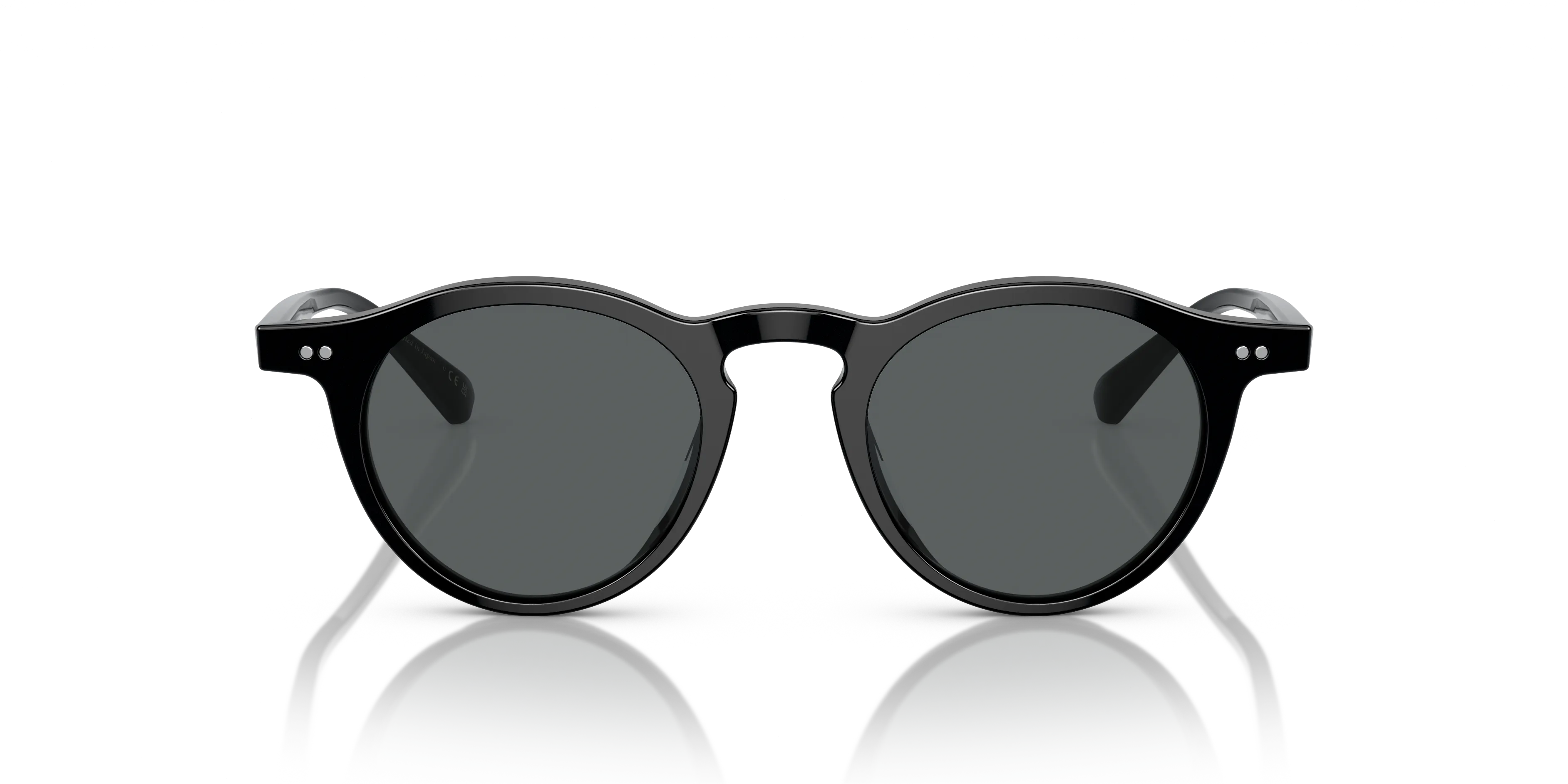 Oliver Peoples OV5504SU OP-13 SUN 1731P2 Occhiali da sole Acetato Nero Grigio Rotonda Polarizzata - immagine 3