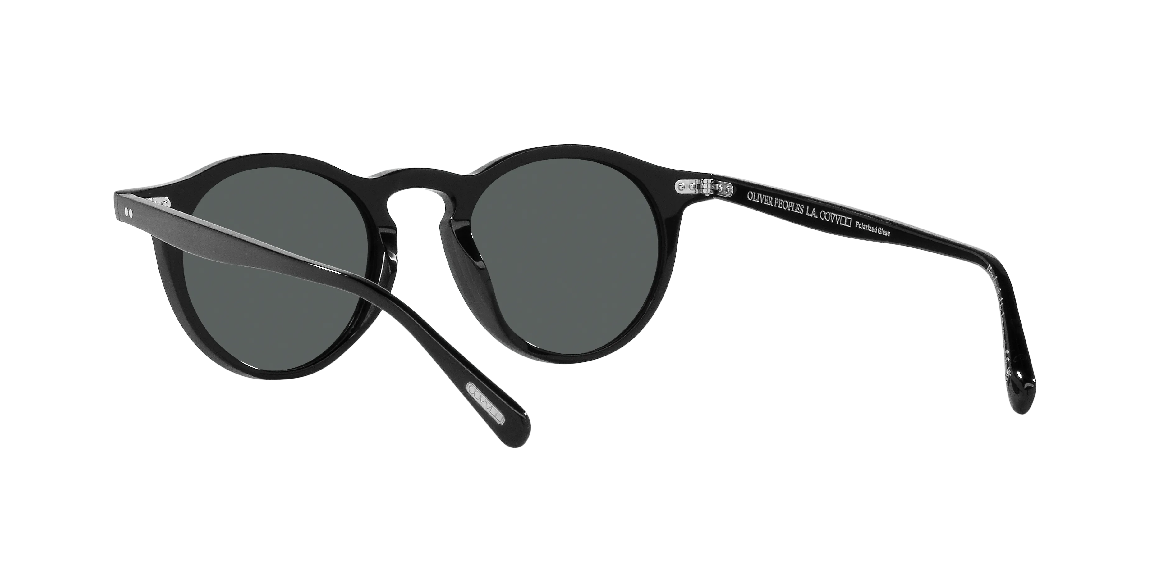Oliver Peoples OV5504SU OP-13 SUN 1731P2 Occhiali da sole Acetato Nero Grigio Rotonda Polarizzata - immagine 4