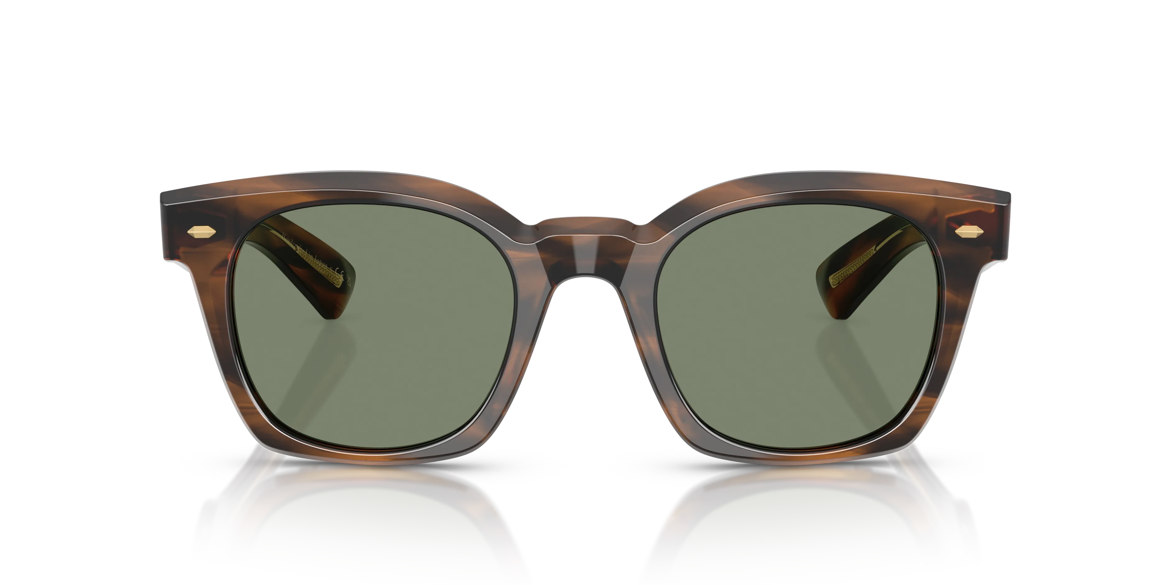 Oliver Peoples OV5498SU MERCEAUX 179452 Occhiali da sole Acetato Marrone Verde G15 Squadrata Normale - immagine 3