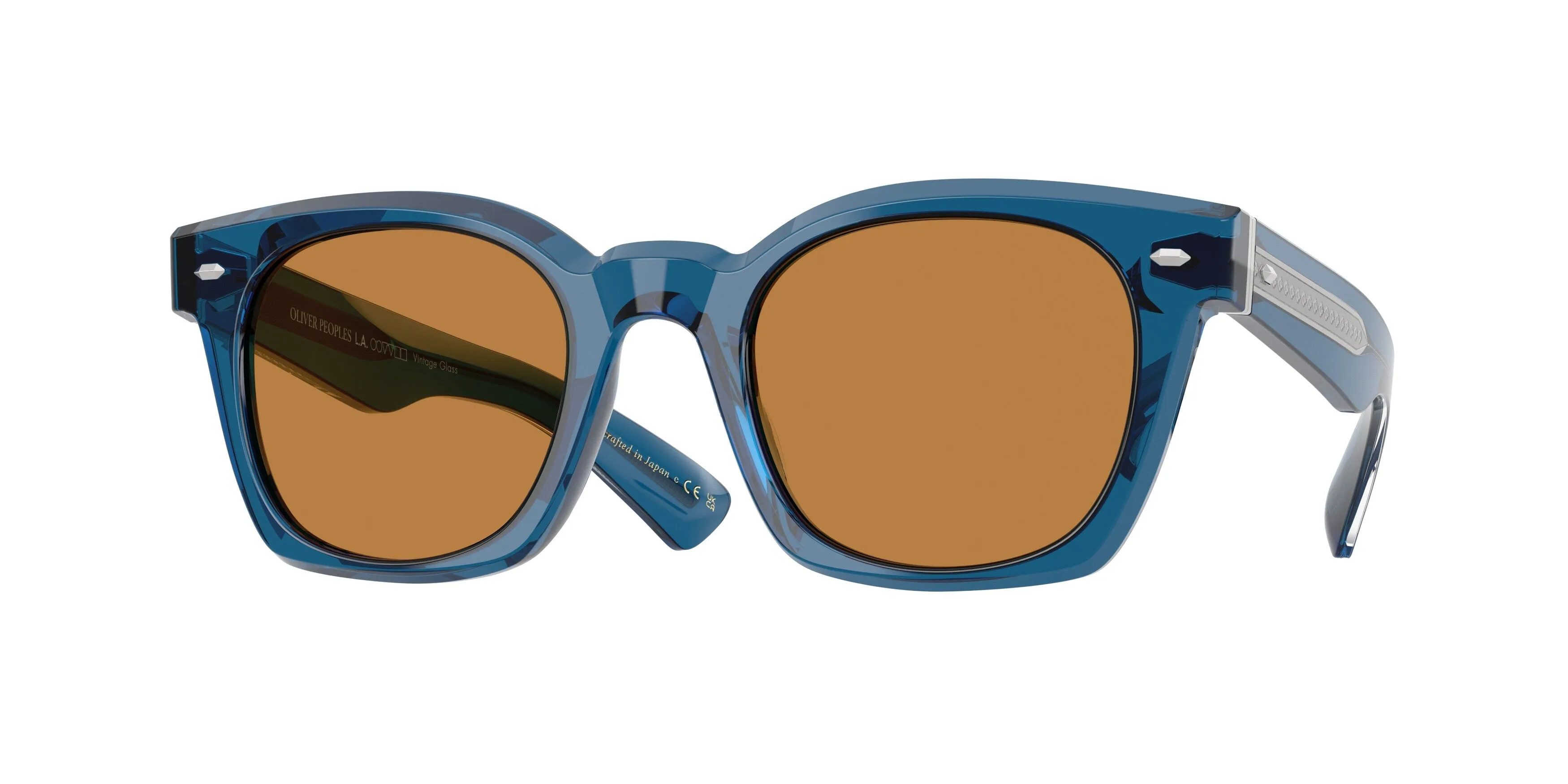 Oliver Peoples OV5498SU MERCEAUX 179353 Occhiali da sole Acetato Blu Arancione Squadrata Normale - immagine 1