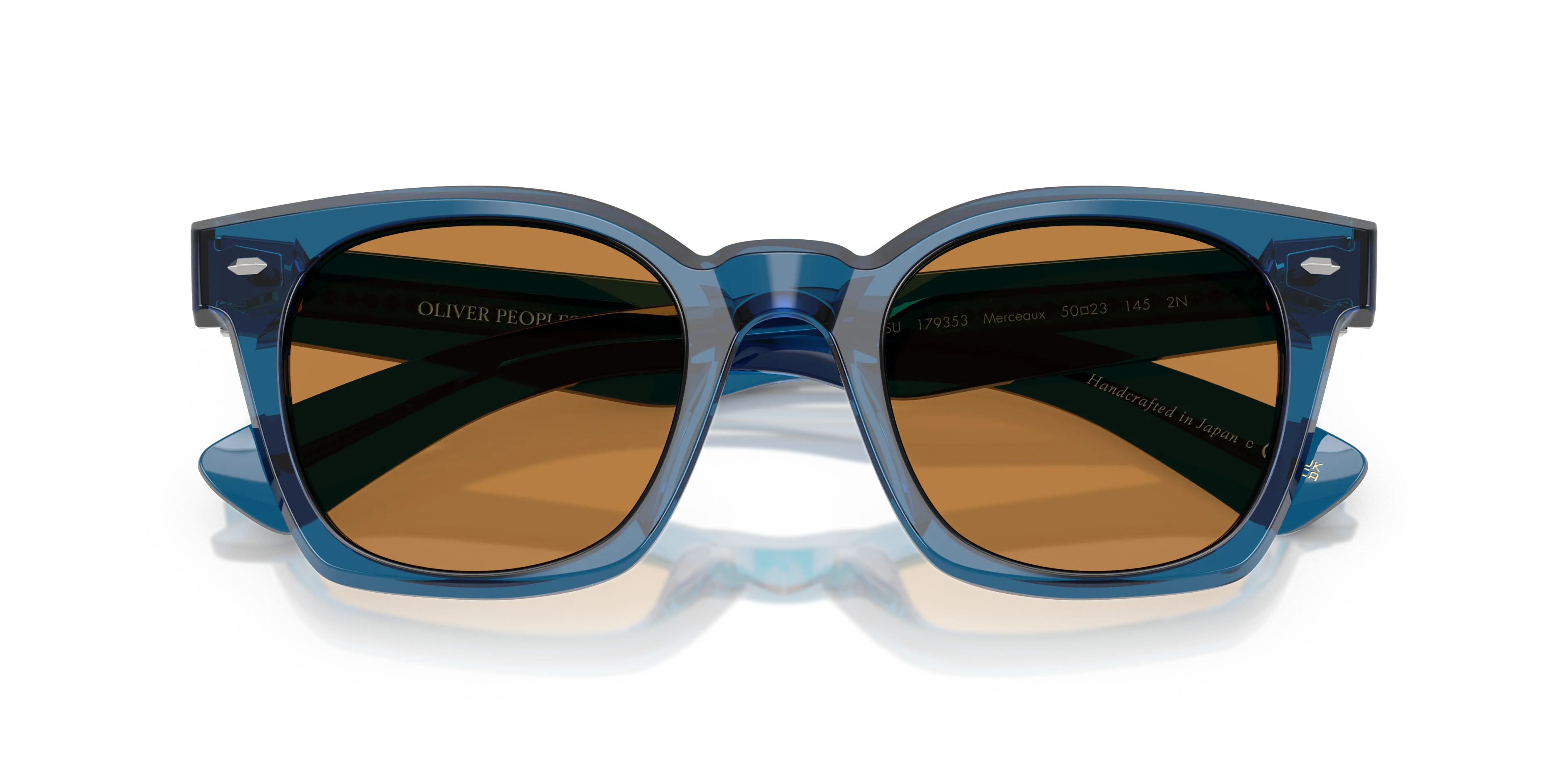 Oliver Peoples OV5498SU MERCEAUX 179353 Occhiali da sole Acetato Blu Arancione Squadrata Normale - immagine 2