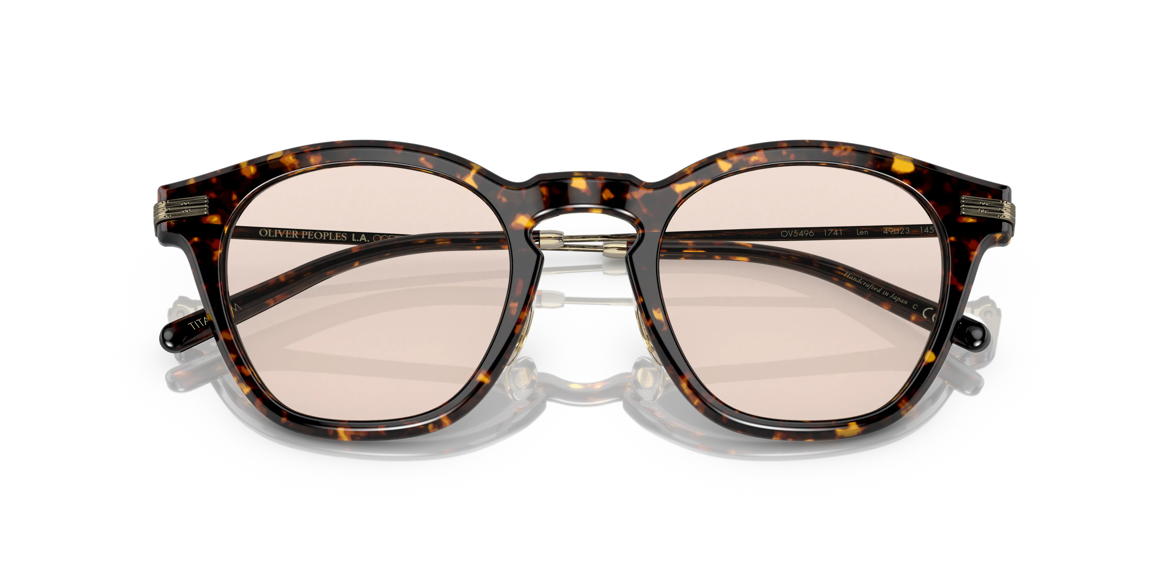 Oliver Peoples OV5496 LEN 1741 Montature da vista Acetato Tartaruga Marrone Squadrata Normale - immagine 2