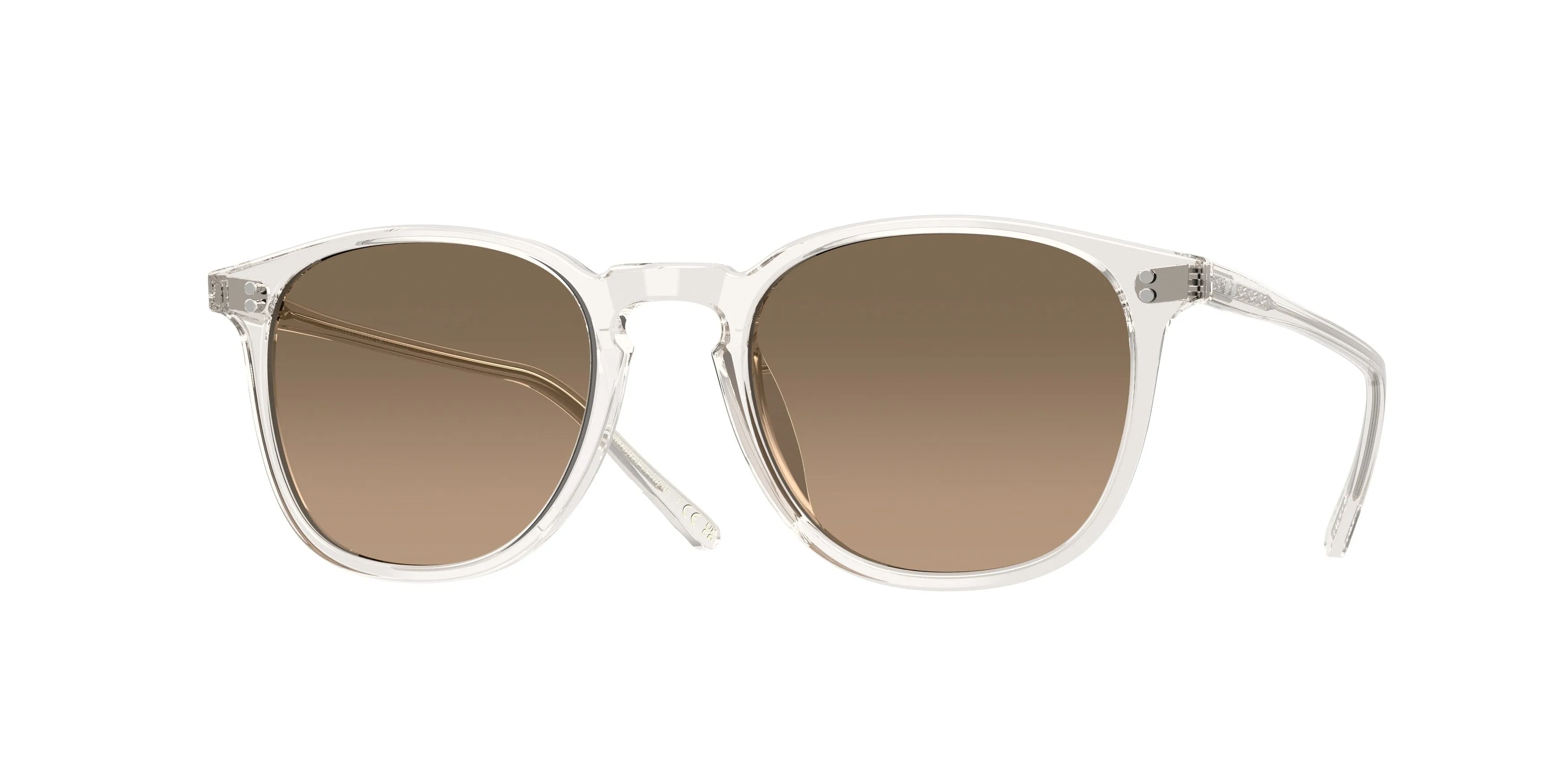 Oliver Peoples OV5491SU FINLEY 1993 SUN 1757GN Occhiali da sole Acetato Grigio Marrone Rotonda Polarizzata - immagine 1