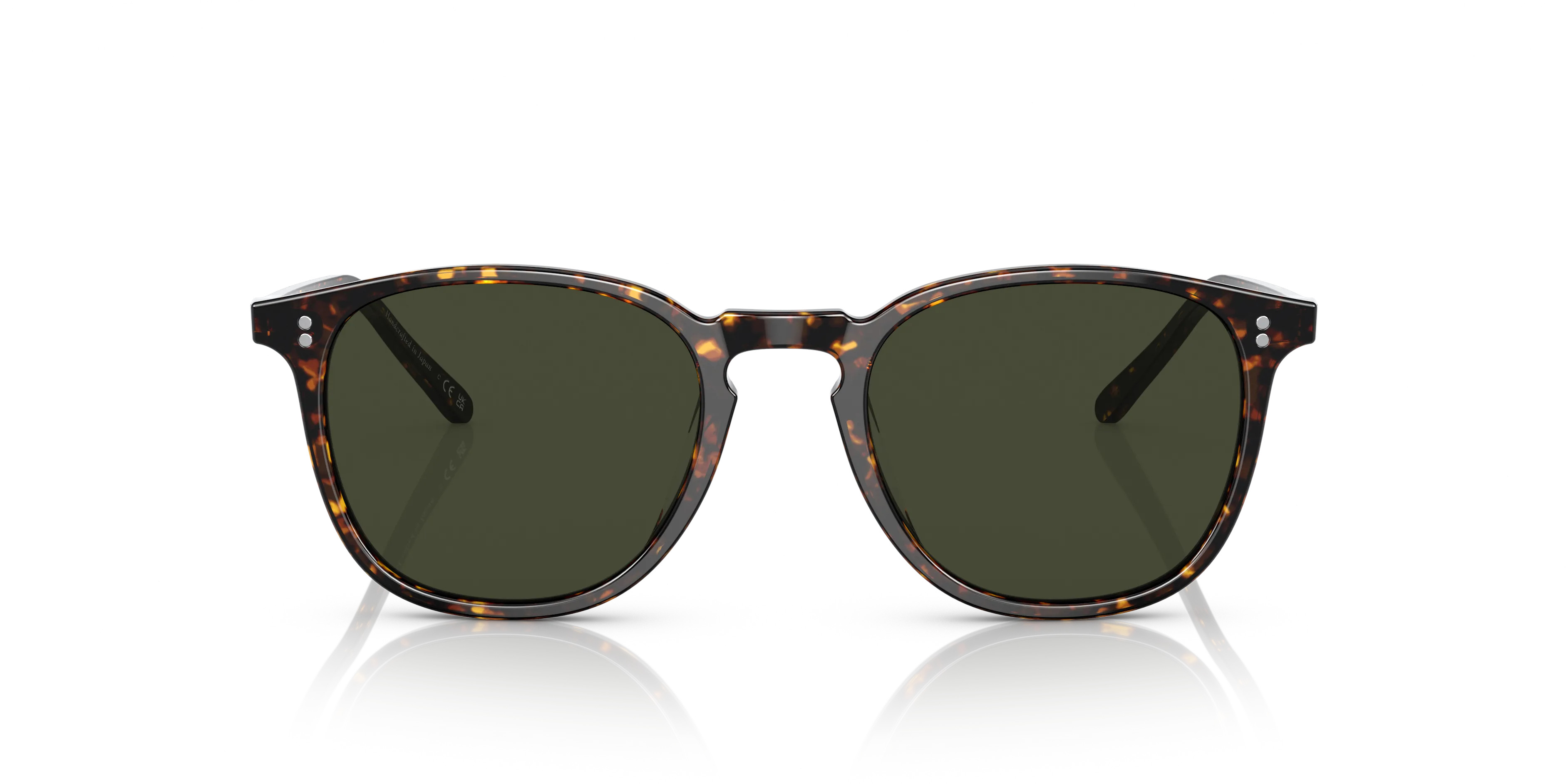 Oliver Peoples OV5491SU FINLEY 1993 SUN 1741P1 Occhiali da sole Acetato Tartaruga Verde G15 Rotonda Polarizzata - immagine 3