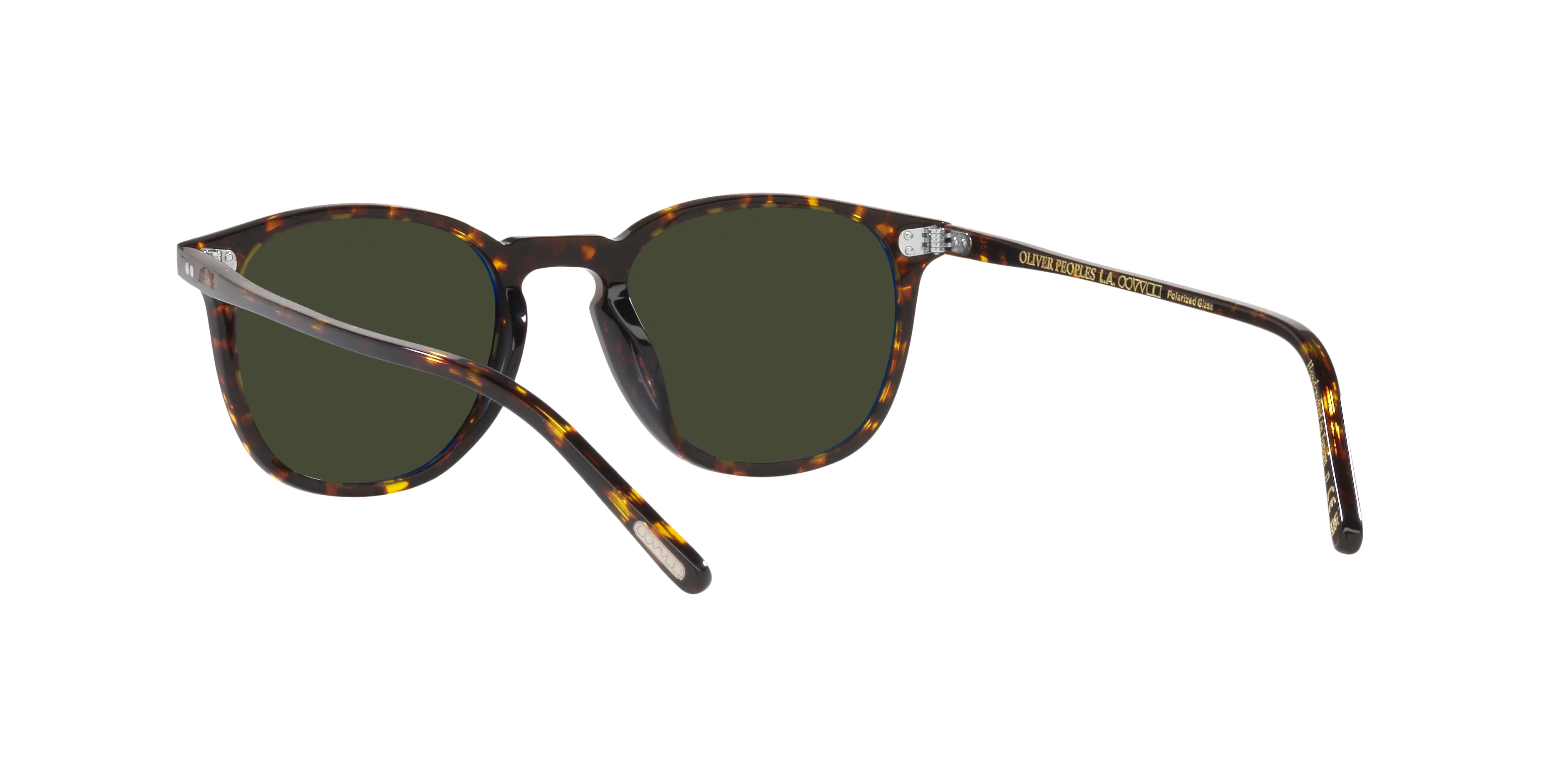 Oliver Peoples OV5491SU FINLEY 1993 SUN 1741P1 Occhiali da sole Acetato Tartaruga Verde G15 Rotonda Polarizzata - immagine 4