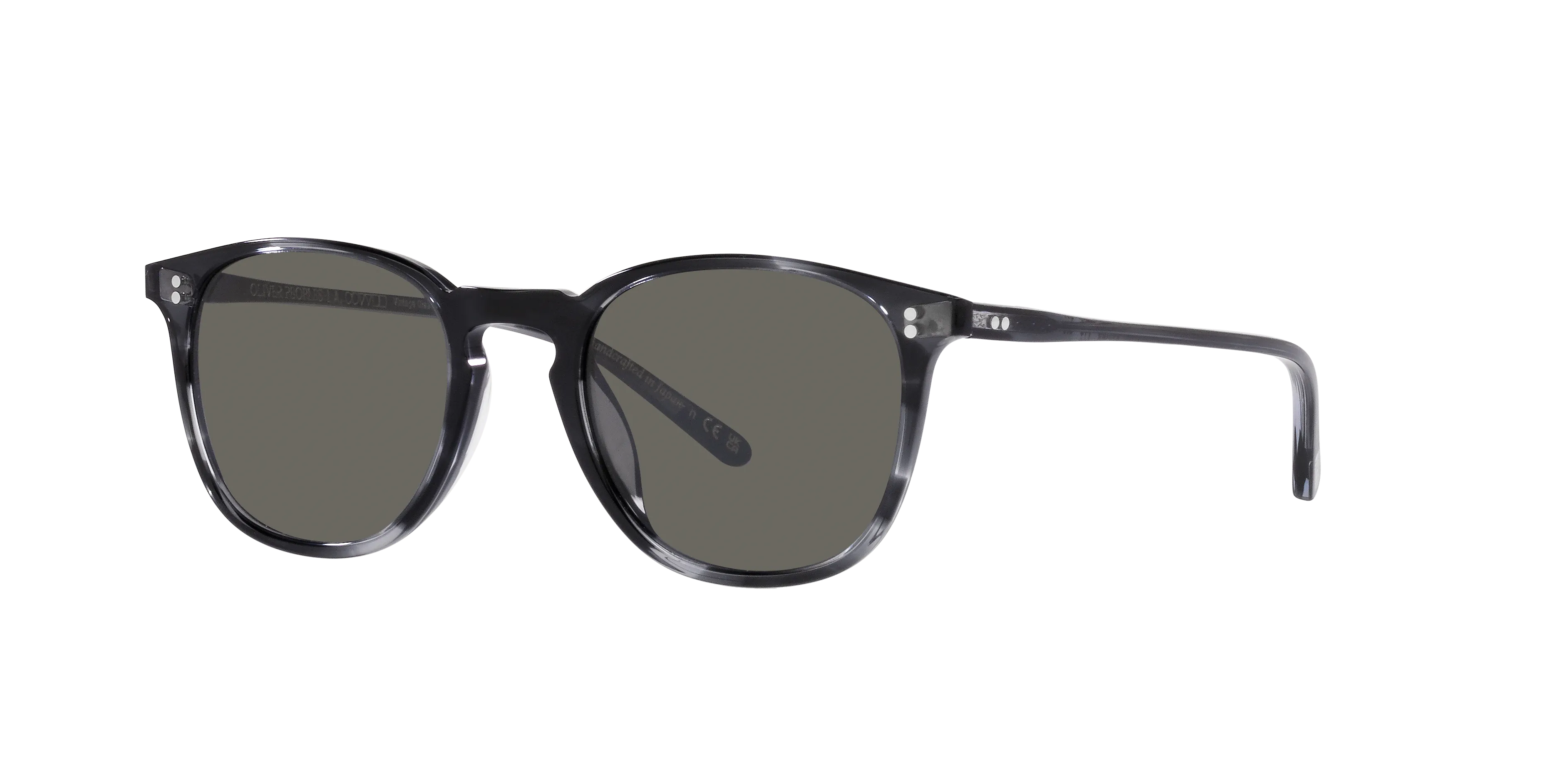 Oliver Peoples OV5491SU FINLEY 1993 SUN 1734R5 Occhiali da sole Acetato Blu Grigio Rotonda Normale - immagine 1