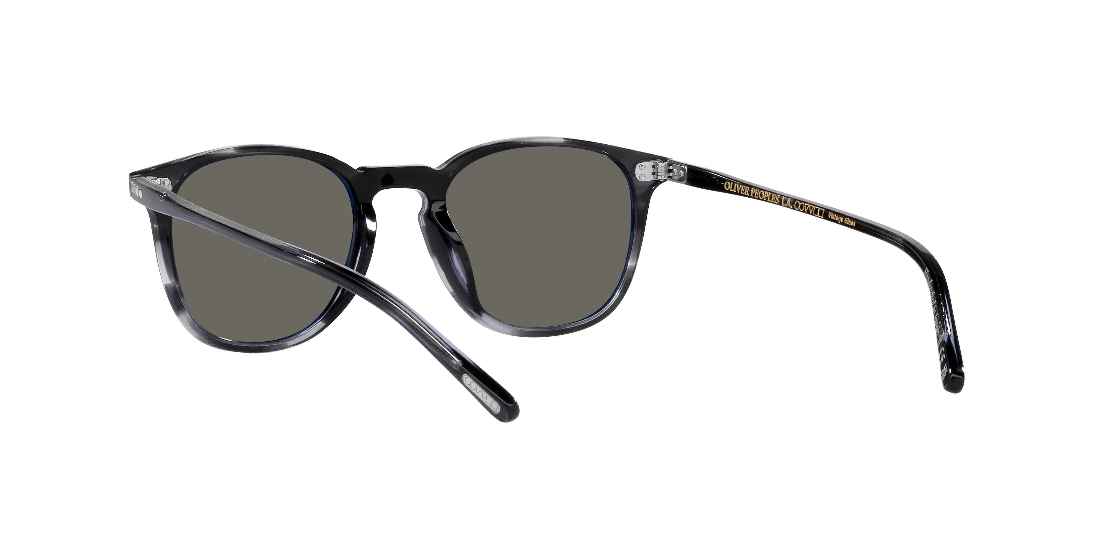 Oliver Peoples OV5491SU FINLEY 1993 SUN 1734R5 Occhiali da sole Acetato Blu Grigio Rotonda Normale - immagine 4