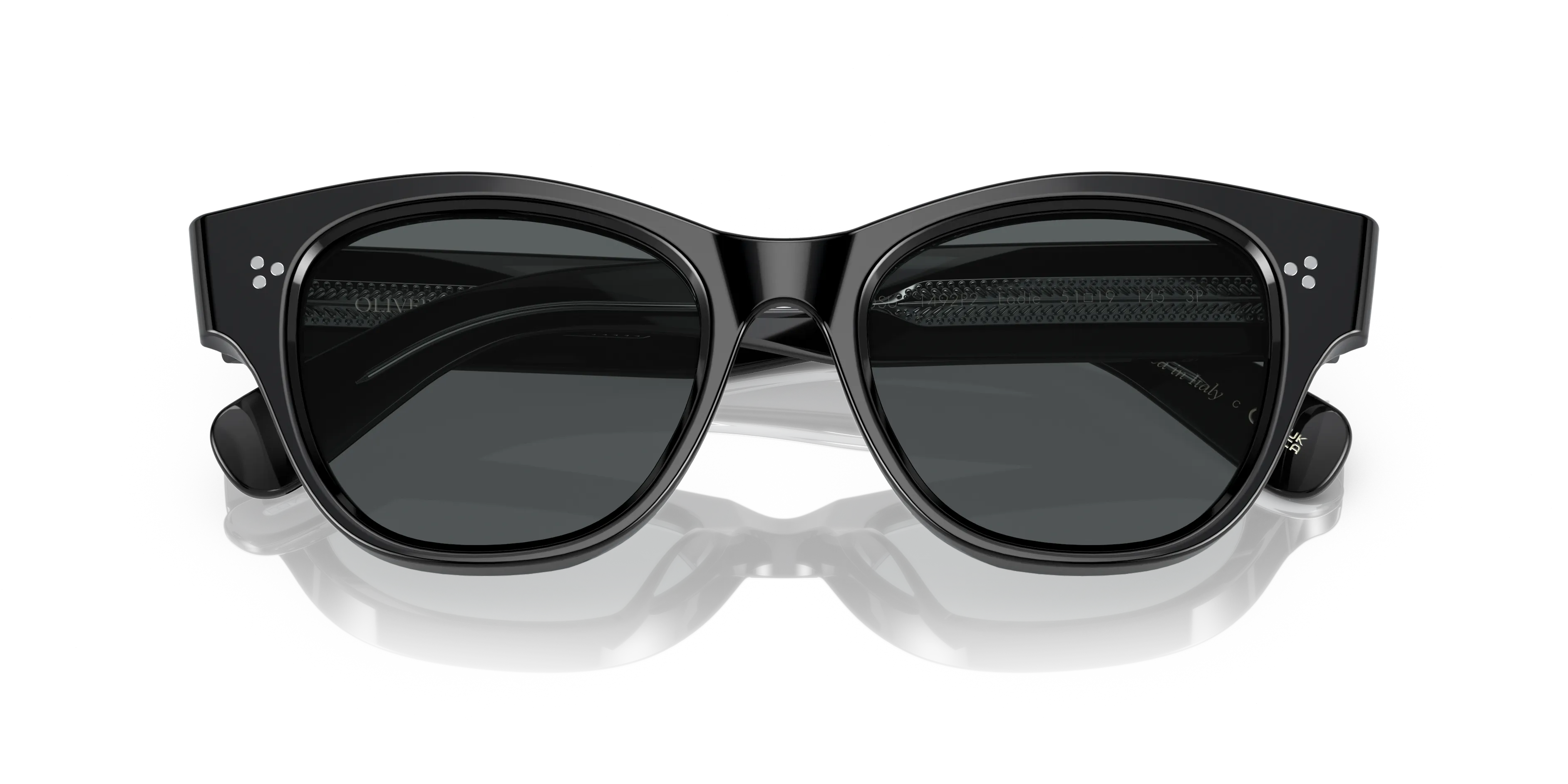 Oliver Peoples OV5490SU EADIE 1492P2 Occhiali da sole Acetato Nero Grigio Pillow Polarizzata - immagine 2