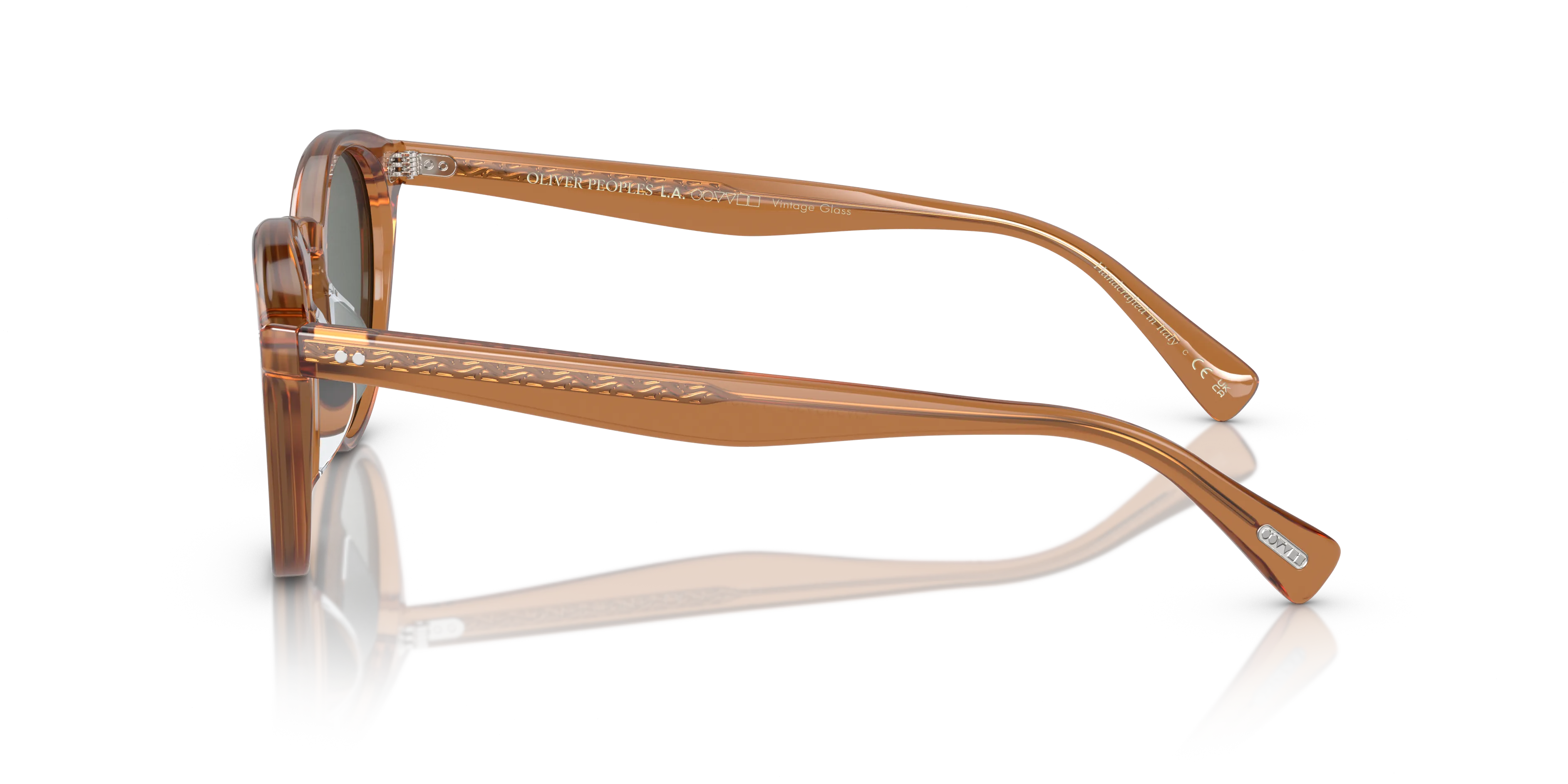 Oliver Peoples OV5459SU ROMARE SUN 1783W5 Occhiali da sole Acetato Marrone Blu Pantos Normale - immagine 4