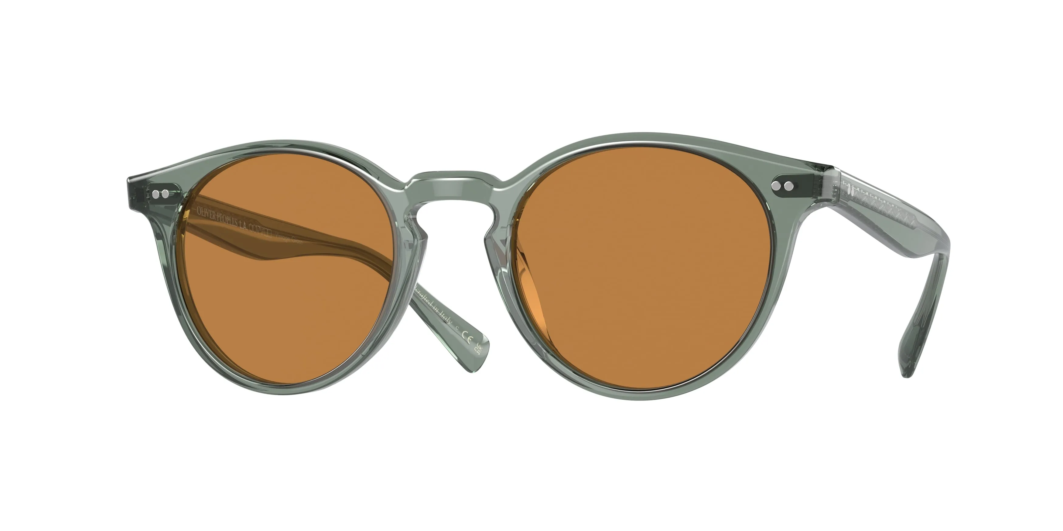 Oliver Peoples OV5459SU ROMARE SUN 178253 Occhiali da sole Acetato Verde Arancione Pantos Normale - immagine 1