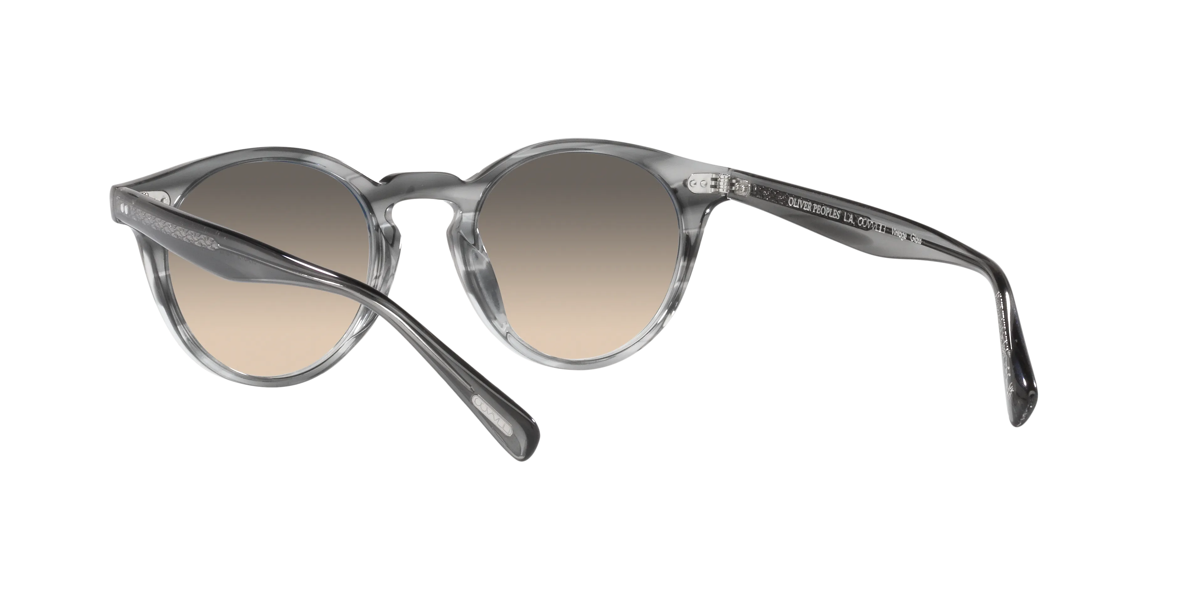 Oliver Peoples OV5459SU ROMARE SUN 173732 Occhiali da sole Acetato Grigio Marrone Pantos Normale - immagine 4