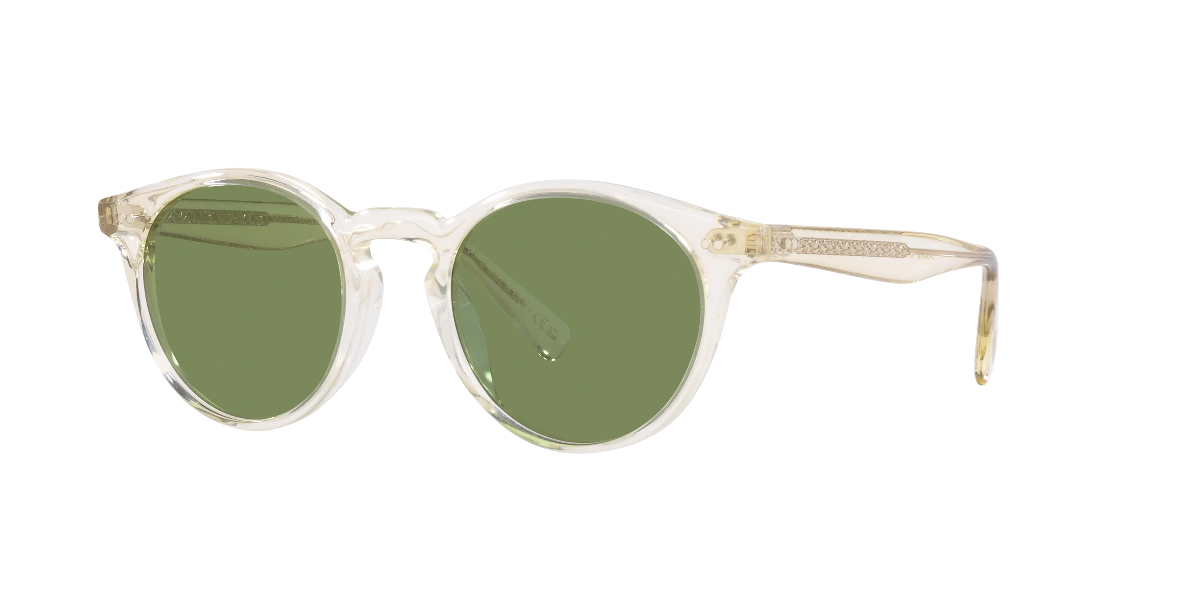 Oliver Peoples OV5459SU ROMARE SUN 1692O9 Occhiali da sole Acetato Marrone Verde Pantos Polarizzata - immagine 1