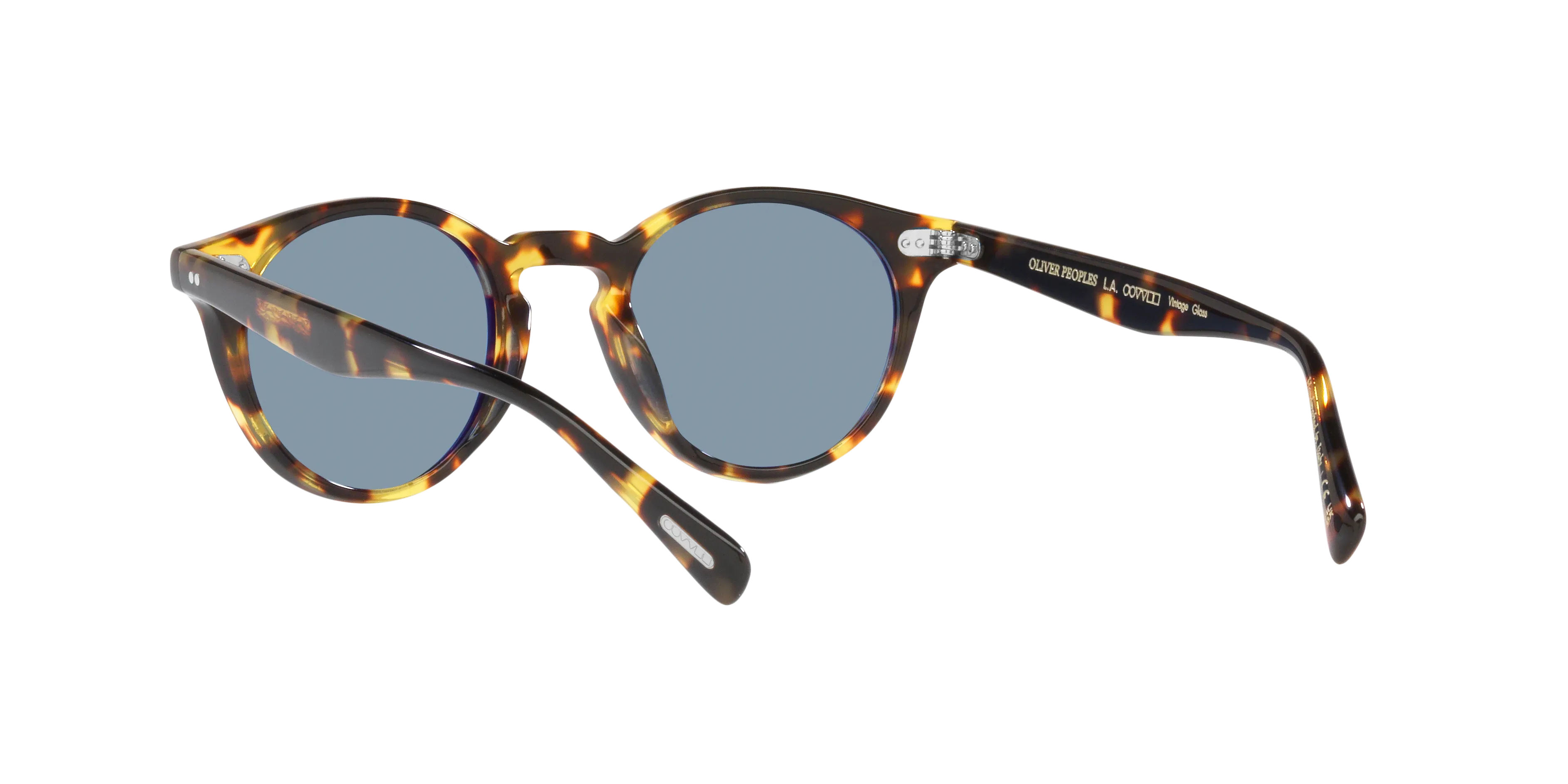 Oliver Peoples OV5459SU ROMARE SUN 140756 Occhiali da sole Acetato Tartaruga Blu Pantos Normale - immagine 4