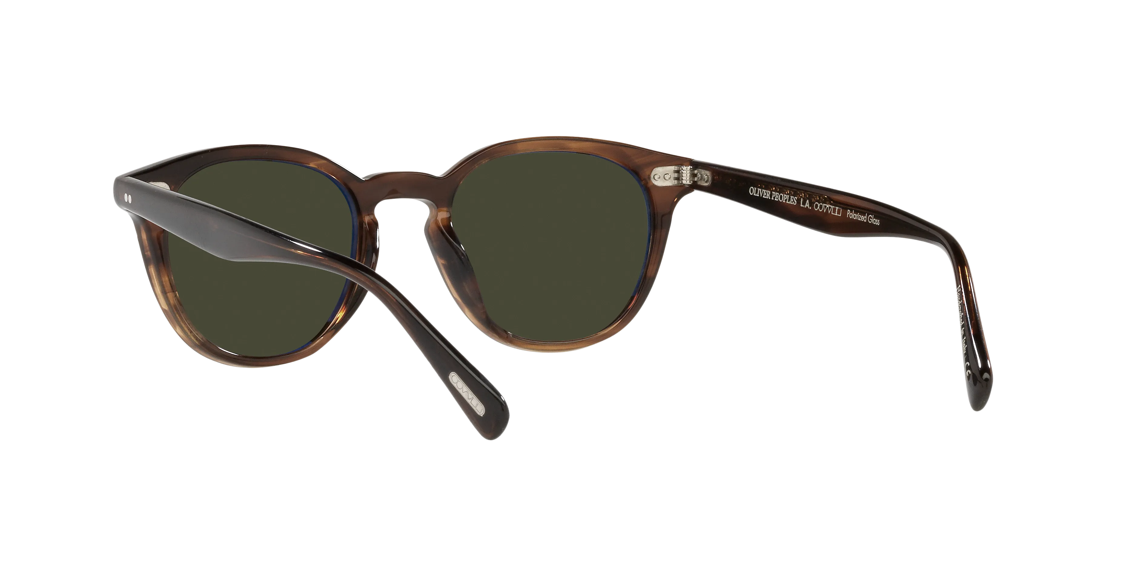 Oliver Peoples OV5454SU DESMON SUN 1724P1 Occhiali da sole Acetato Marrone Verde G15 Pantos Polarizzata - immagine 4