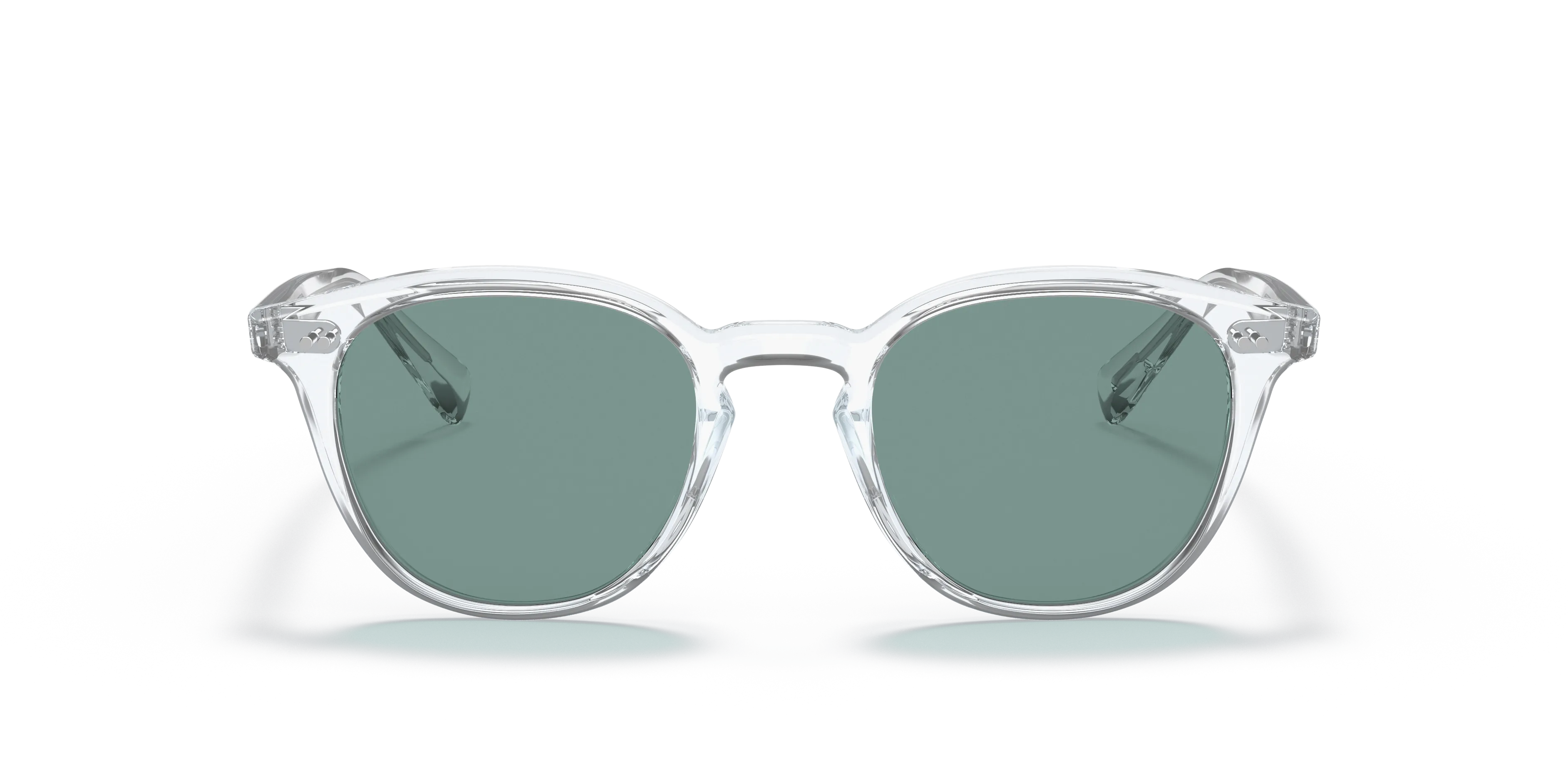 Oliver Peoples OV5454SU DESMON SUN 1101P1 Occhiali da sole Acetato Trasparente Verde Pantos Polarizzata - immagine 3