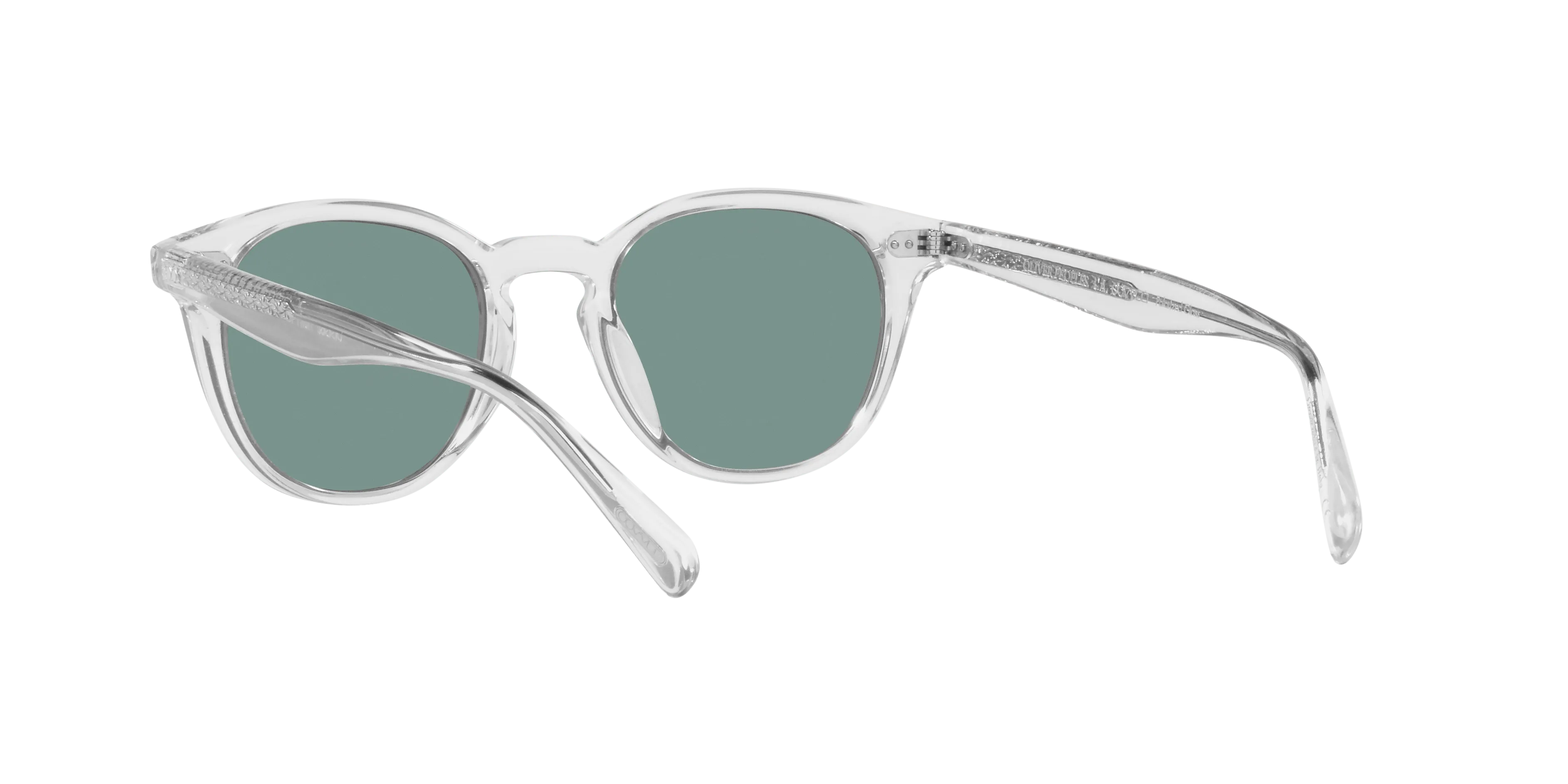 Oliver Peoples OV5454SU DESMON SUN 1101P1 Occhiali da sole Acetato Trasparente Verde Pantos Polarizzata - immagine 4