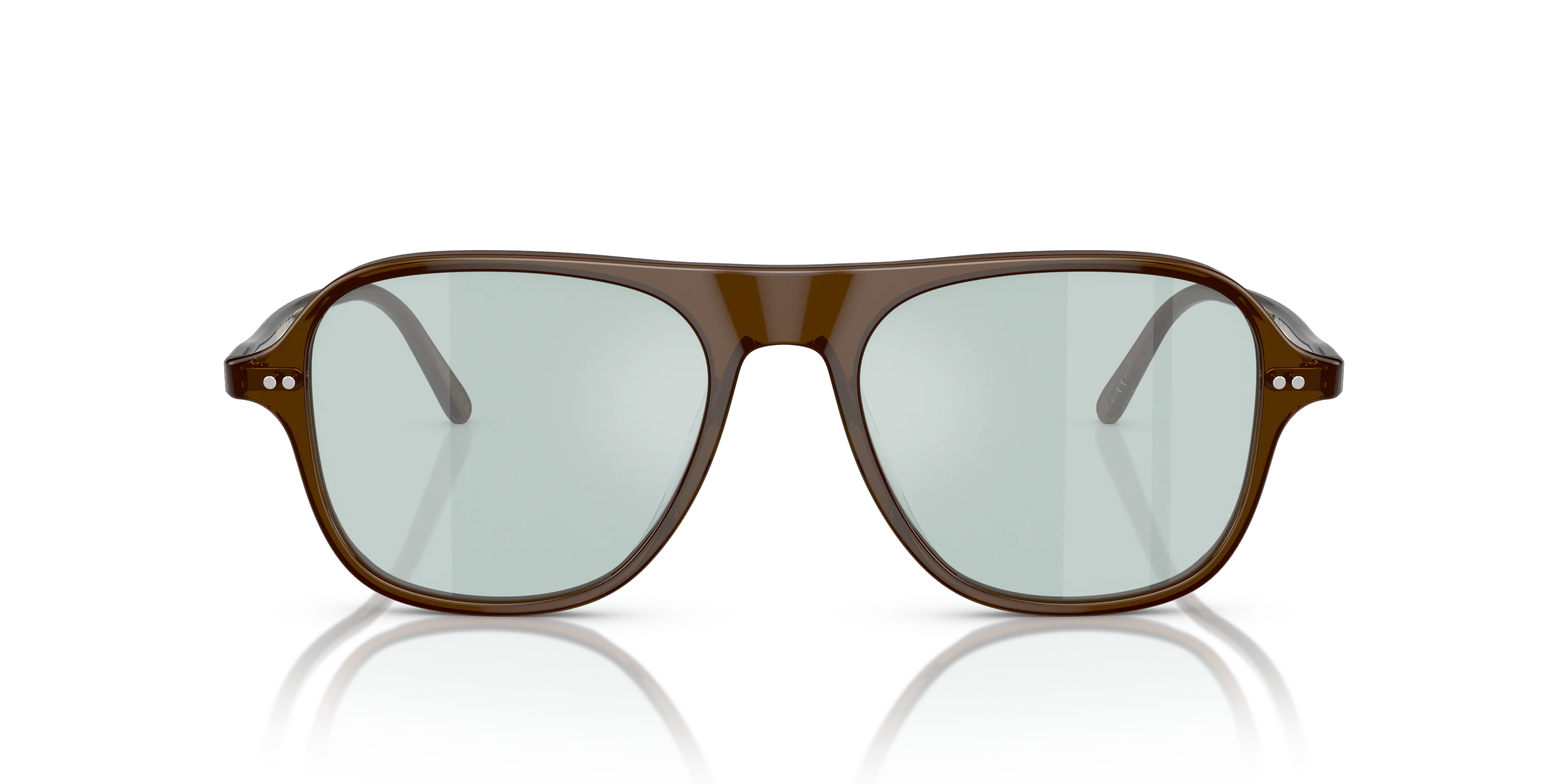Oliver Peoples OV5439U NILOS 1625 Montature da vista Acetato Marrone Grigio Squadrata Normale - immagine 3