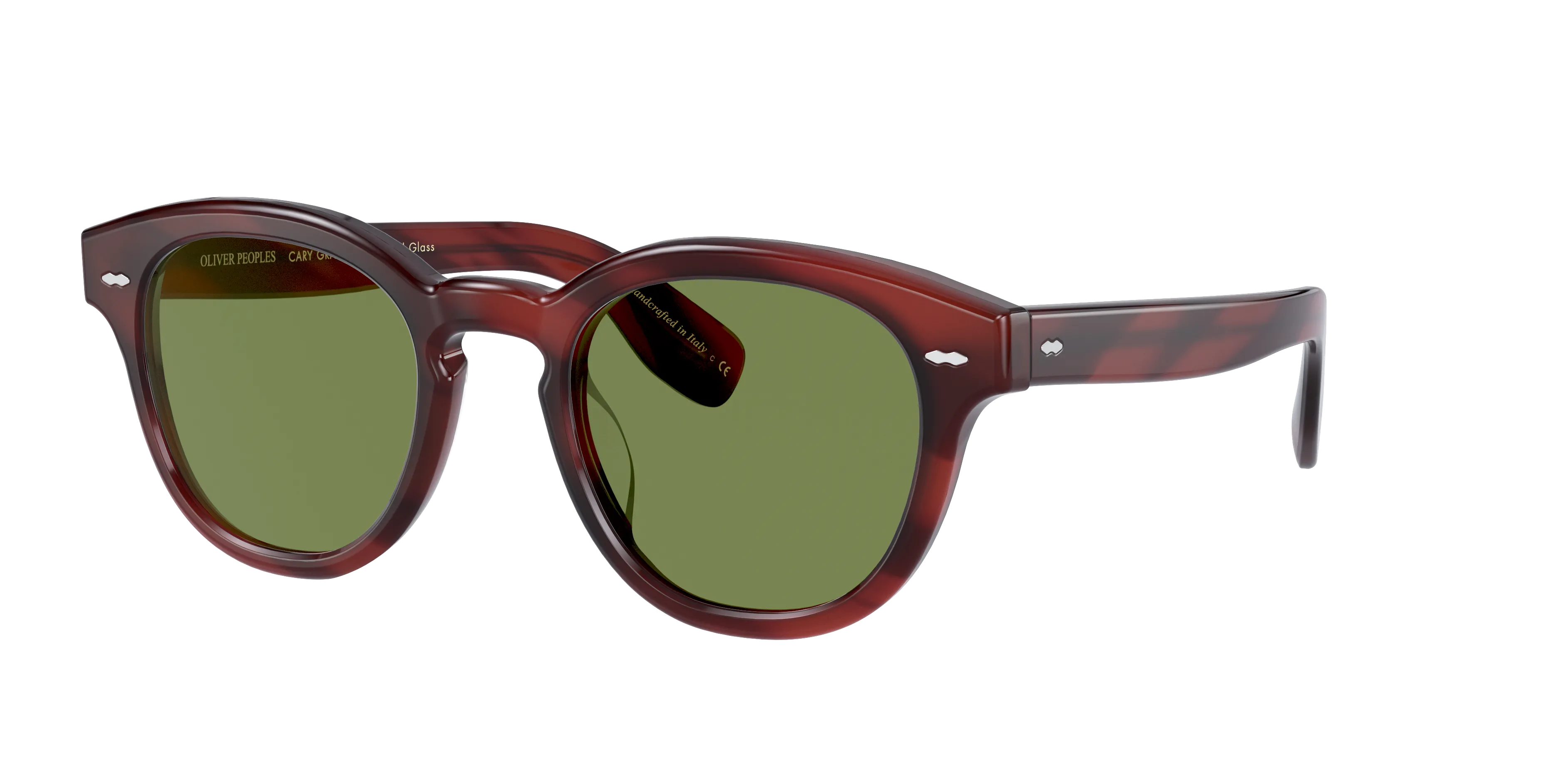 Oliver Peoples OV5413SU CARY GRANT SUN 1679P1 Occhiali da sole Acetato Tartaruga Verde G15 Pantos Polarizzata - immagine 1