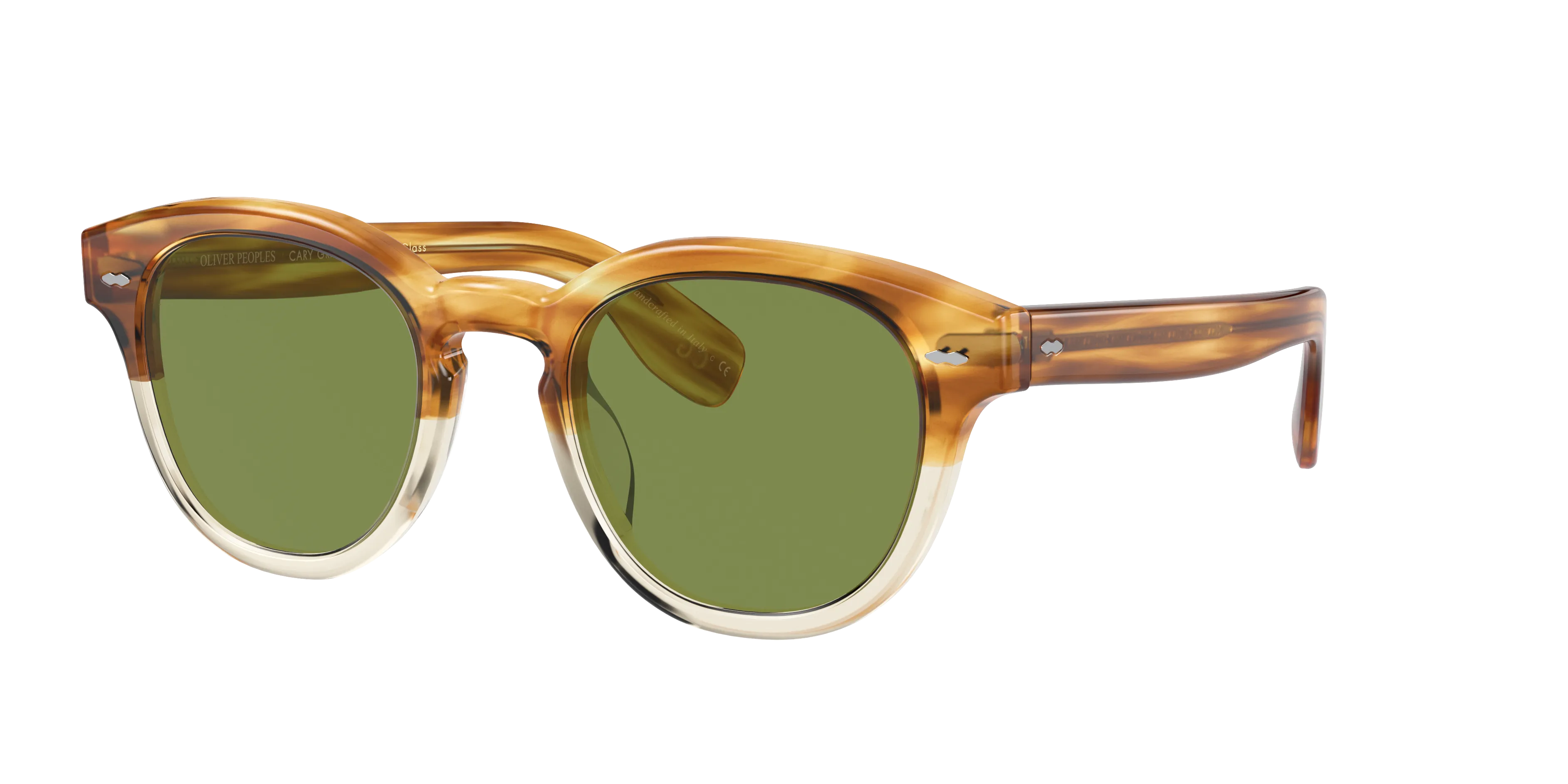 Oliver Peoples OV5413SU CARY GRANT SUN 167452 Occhiali da sole Acetato Giallo Verde Pantos Normale - immagine 1