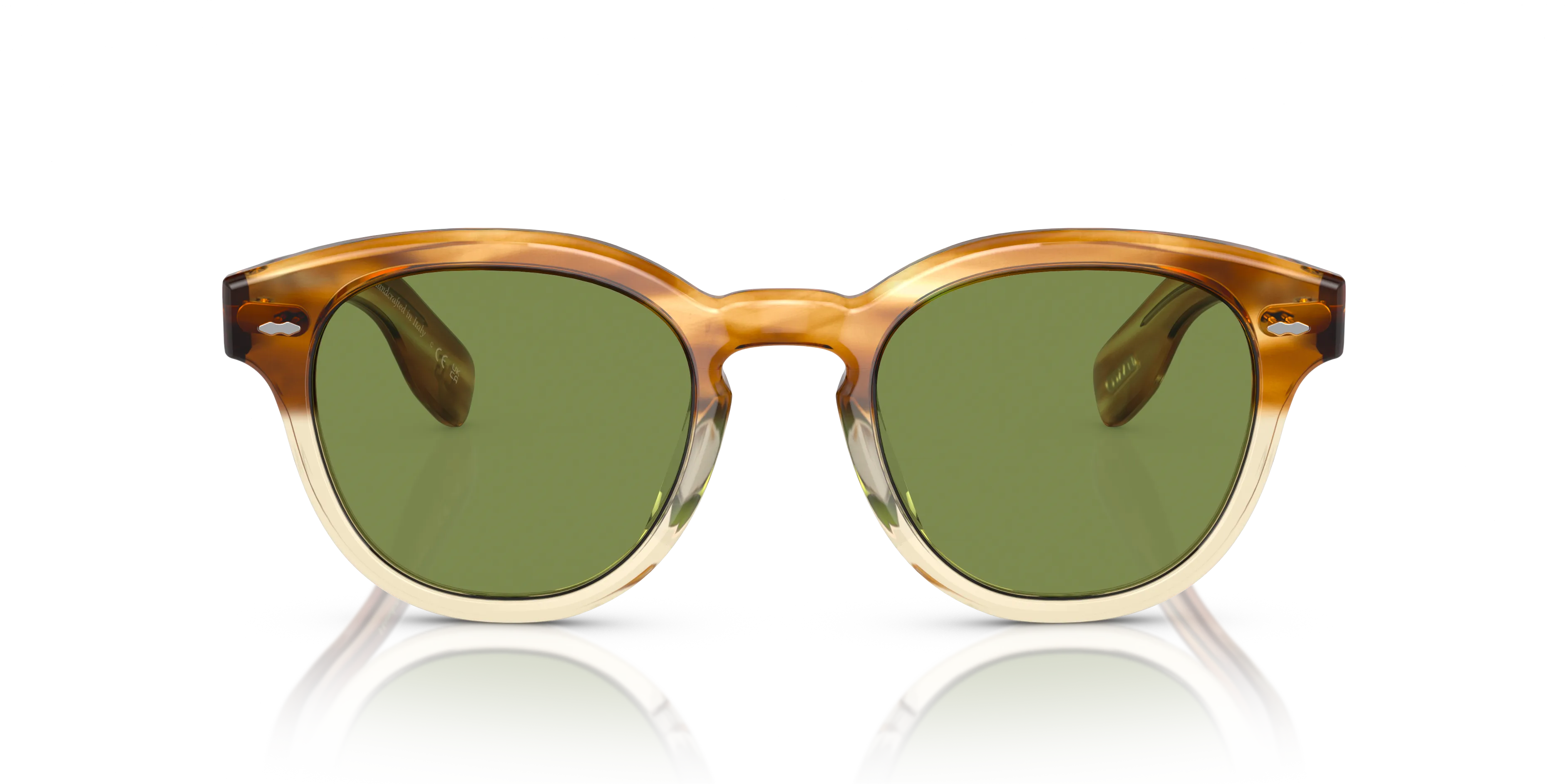 Oliver Peoples OV5413SU CARY GRANT SUN 167452 Occhiali da sole Acetato Giallo Verde Pantos Normale - immagine 3