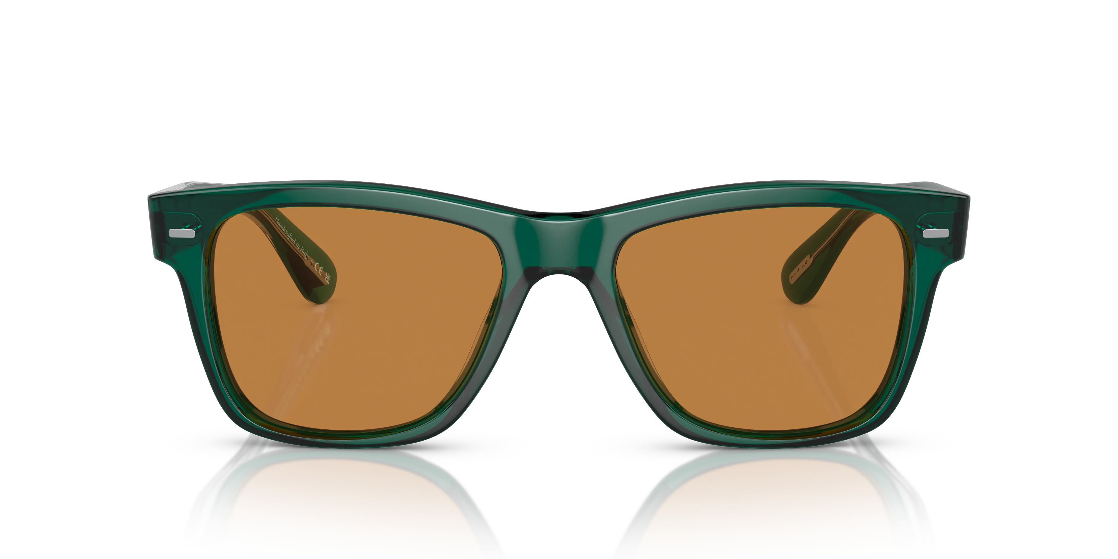 Oliver Peoples OV5393SU OLIVER SUN 176353 Occhiali da sole Acetato Verde Arancione Squadrata Normale - immagine 3