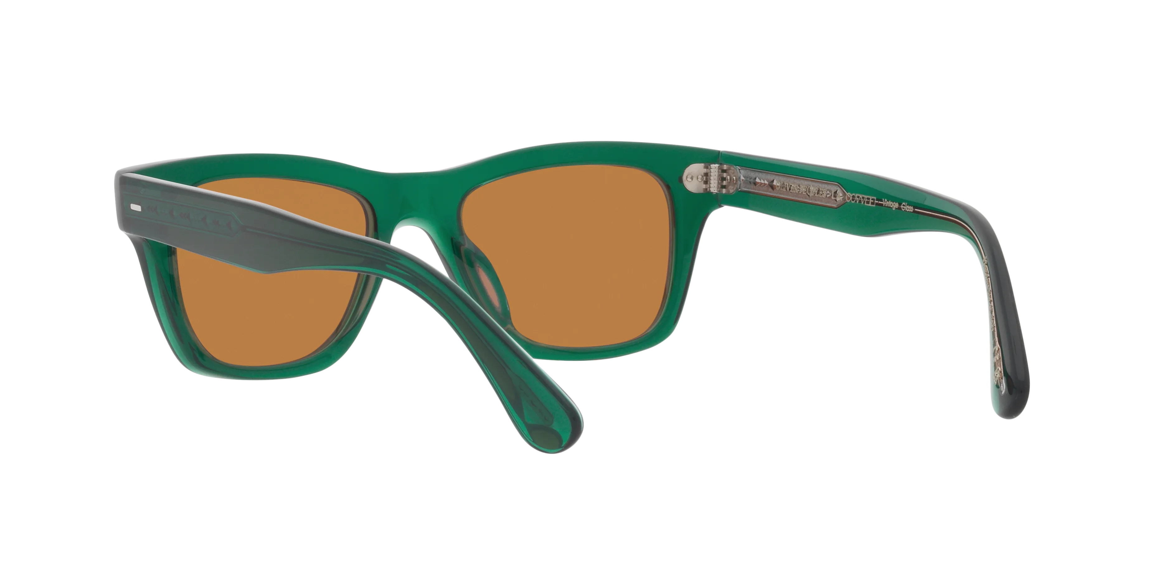Oliver Peoples OV5393SU OLIVER SUN 176353 Occhiali da sole Acetato Verde Arancione Squadrata Normale - immagine 4