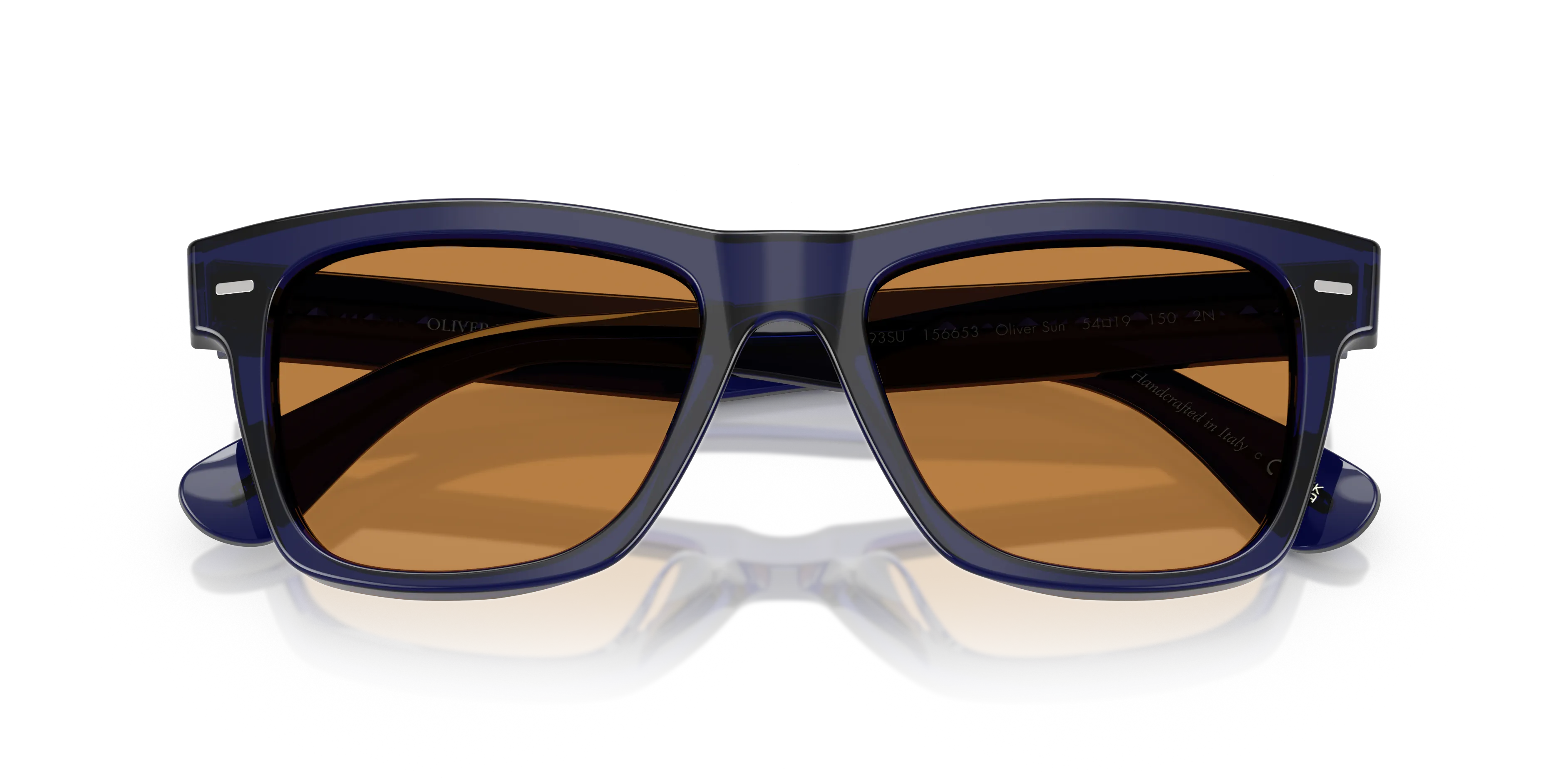 Oliver Peoples OV5393SU OLIVER SUN 156653 Occhiali da sole Acetato Blu Arancione Squadrata Normale - immagine 2