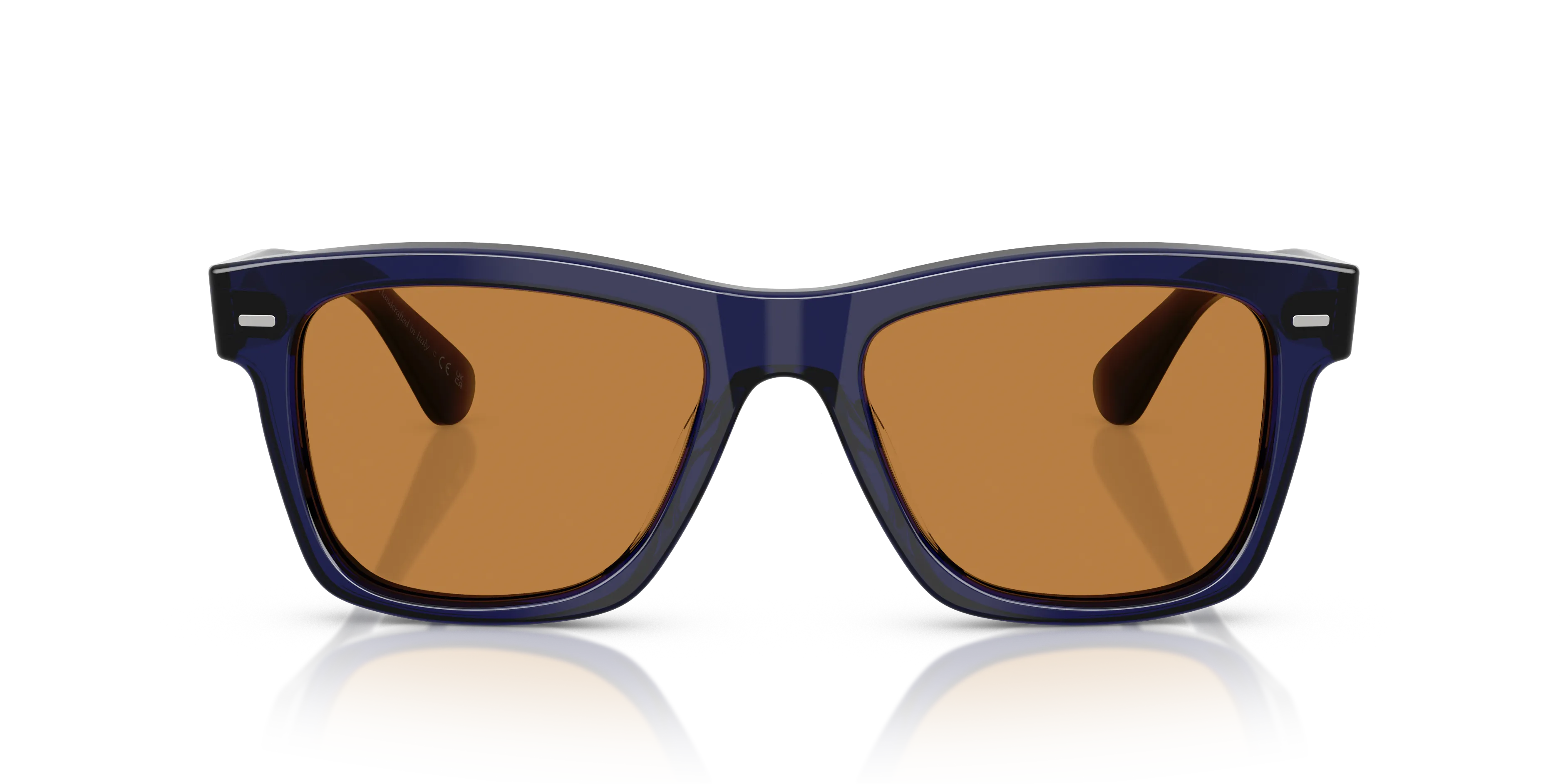 Oliver Peoples OV5393SU OLIVER SUN 156653 Occhiali da sole Acetato Blu Arancione Squadrata Normale - immagine 3