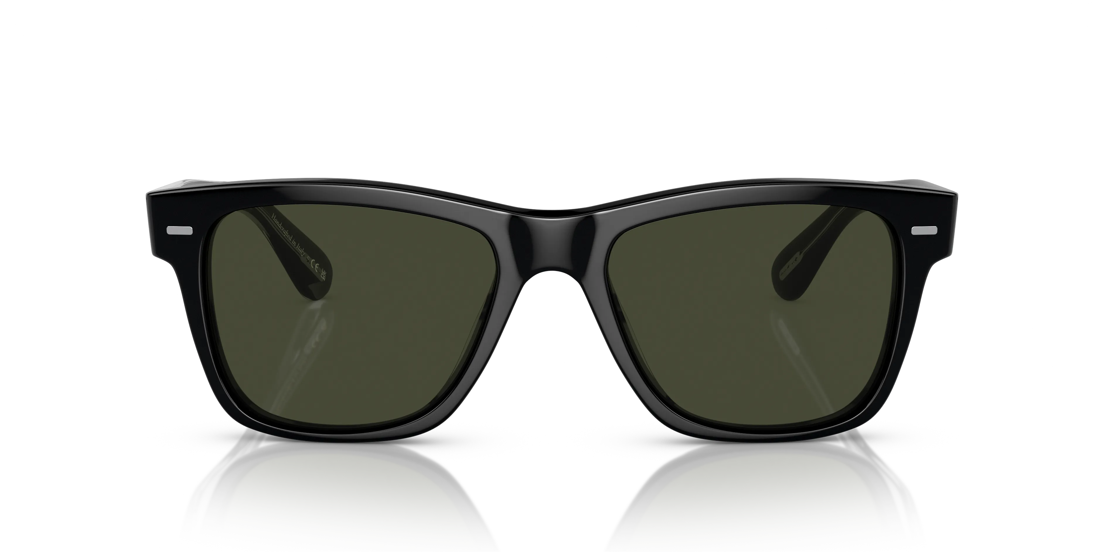 Oliver Peoples OV5393SU OLIVER SUN 1492P1 Occhiali da sole Acetato Nero Verde G15 Squadrata Polarizzata - immagine 3