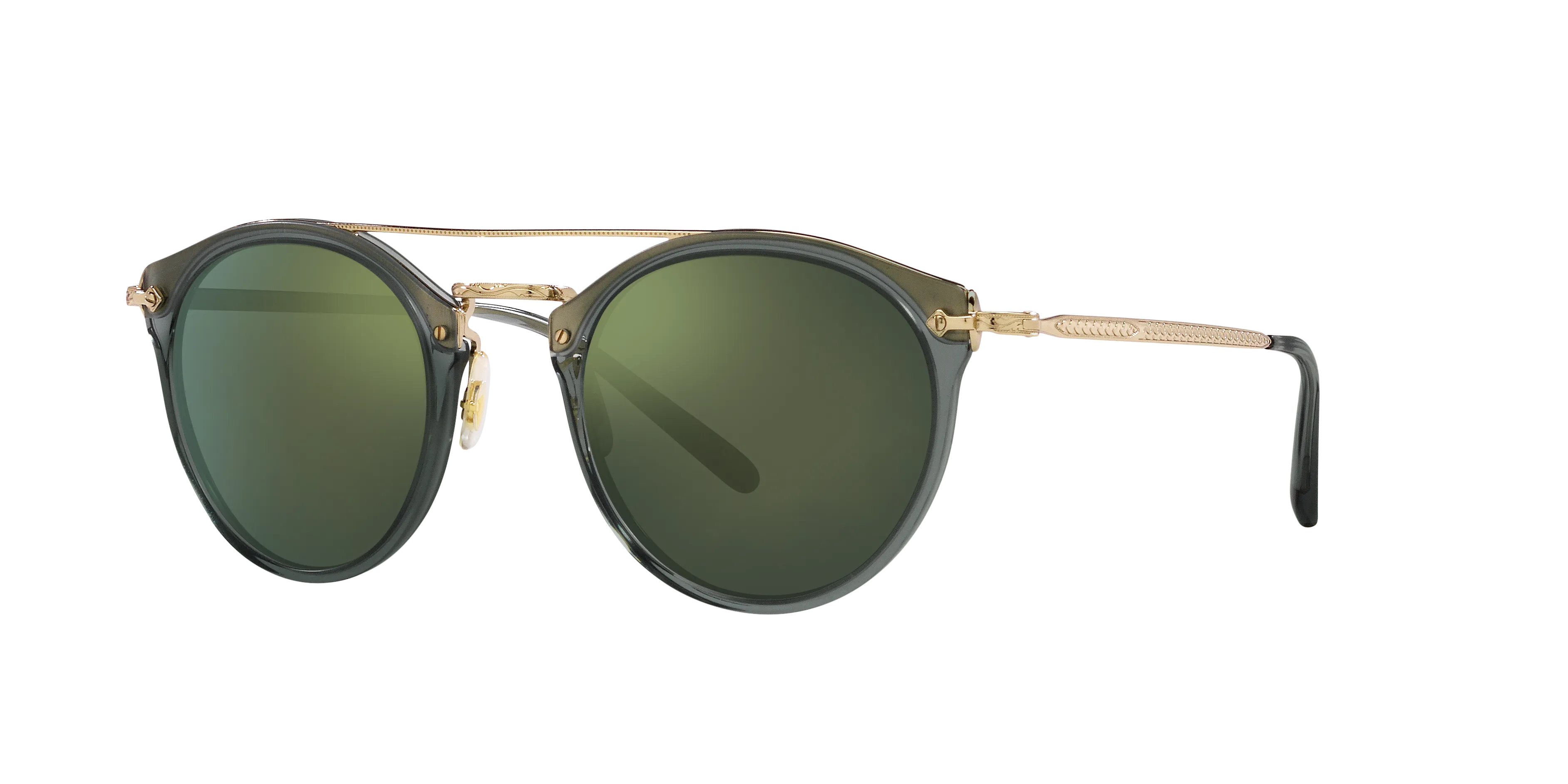 Oliver Peoples OV5349S REMICK 15476R Occhiali da sole Acetato Verde Giallo Pantos Normale - immagine 1
