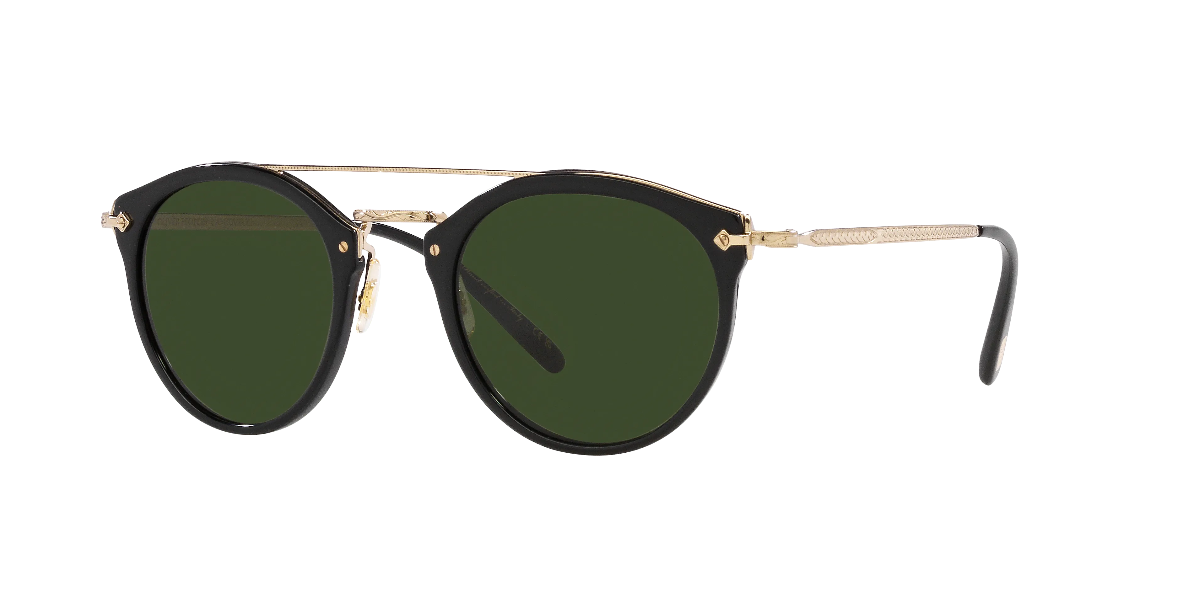 Oliver Peoples OV5349S REMICK 100571 Occhiali da sole Acetato Nero Verde Pantos Normale - immagine 1